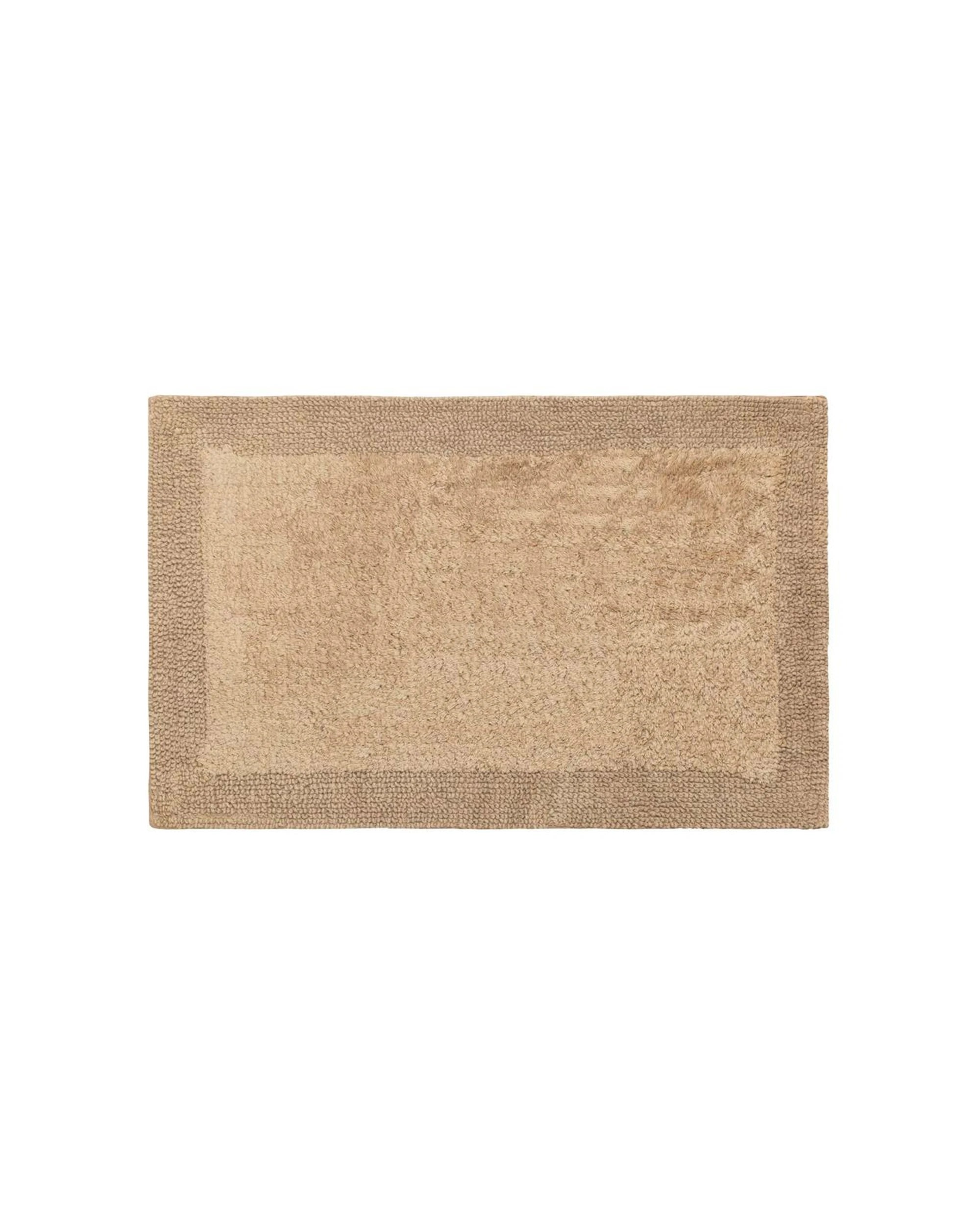 3 J. Elliot 2pc Dawson Cotton Bathmat Set Sand 50x50cm And 50x80cm Bathroom Rugs
 - Natural, 3 of 3