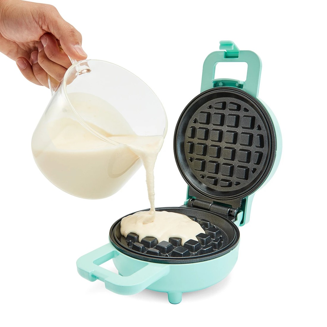 2 Mini Waffle Maker - Green, 2 of 10