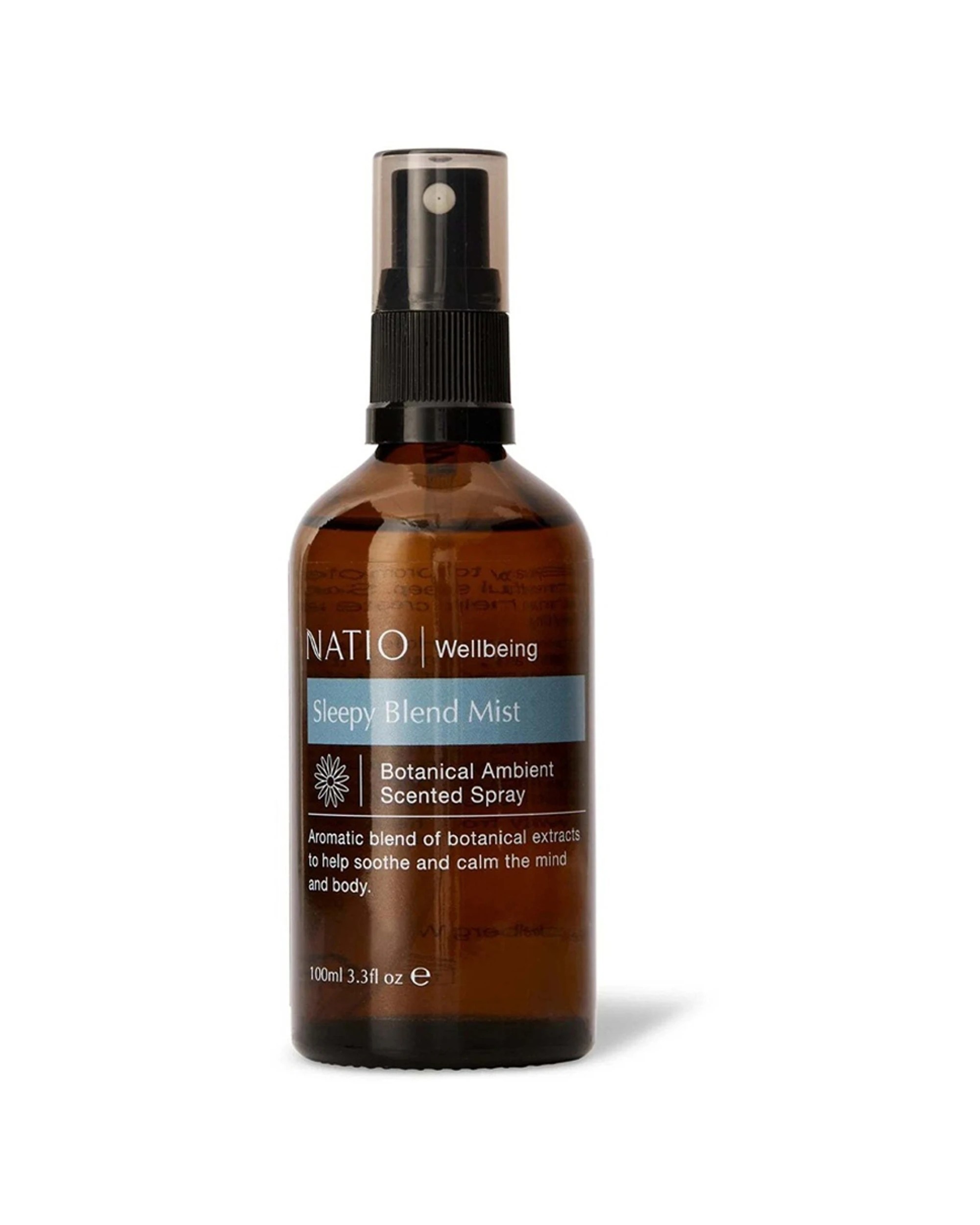 1 Natio Wellbeing Sleepy Blend Ambient Scented Spray Relaxing Lavender Aroma 100ml - Brown, 1 of 1