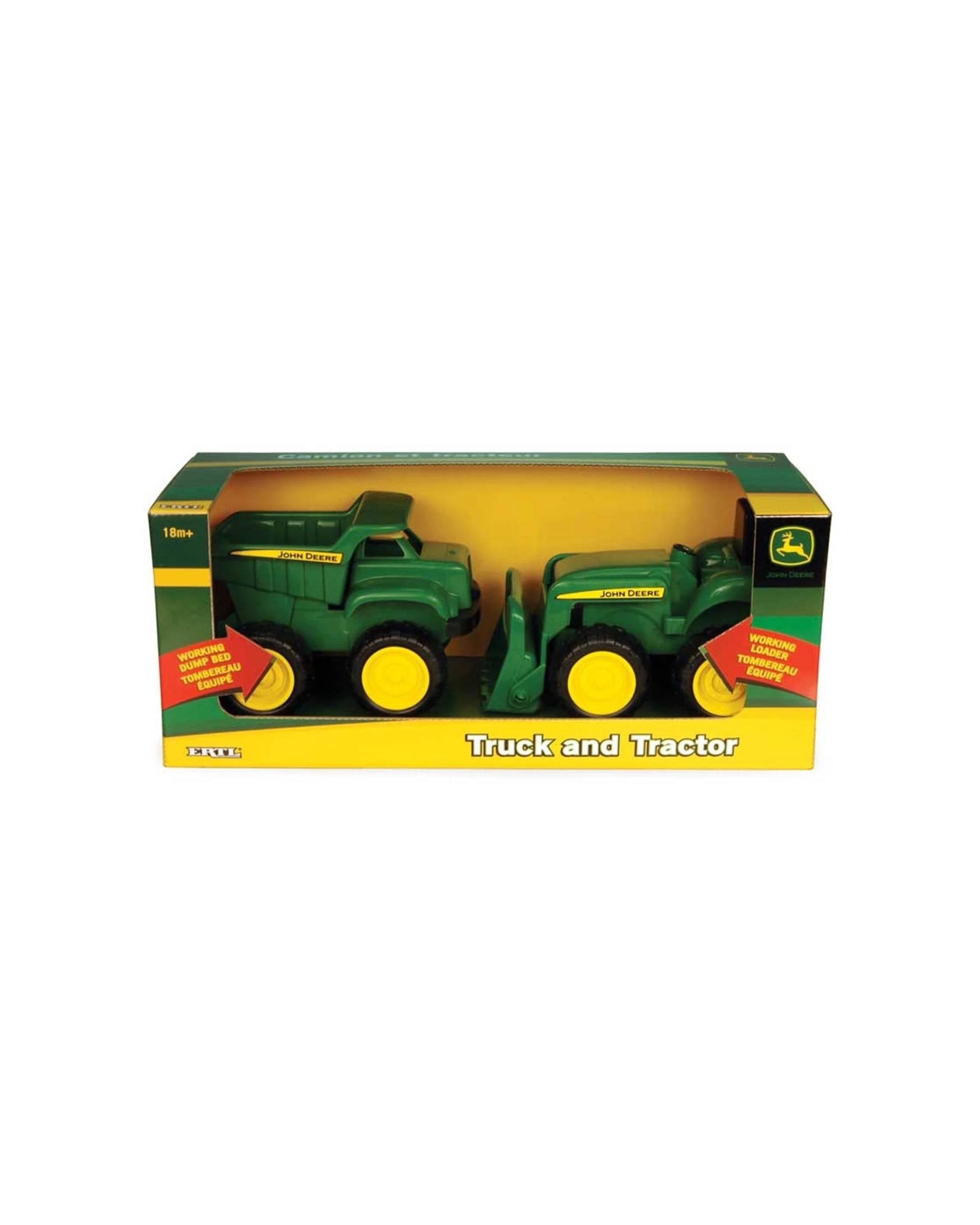 2 TOMY John Deere Sandbox Dump Truck and Tractor, 2 of 2