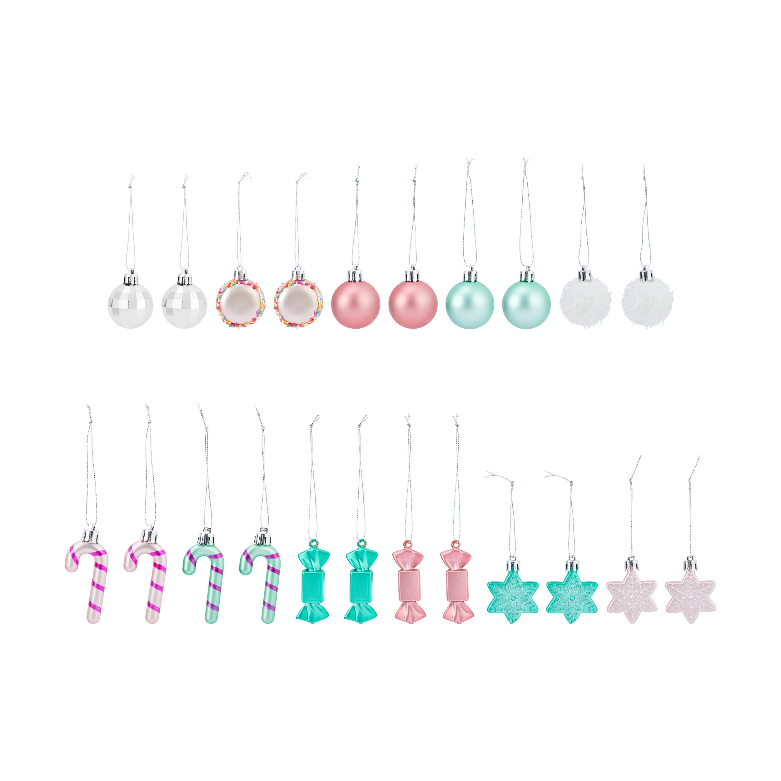4 24 Pack Mini Decorations - Assorted, 4 of 5