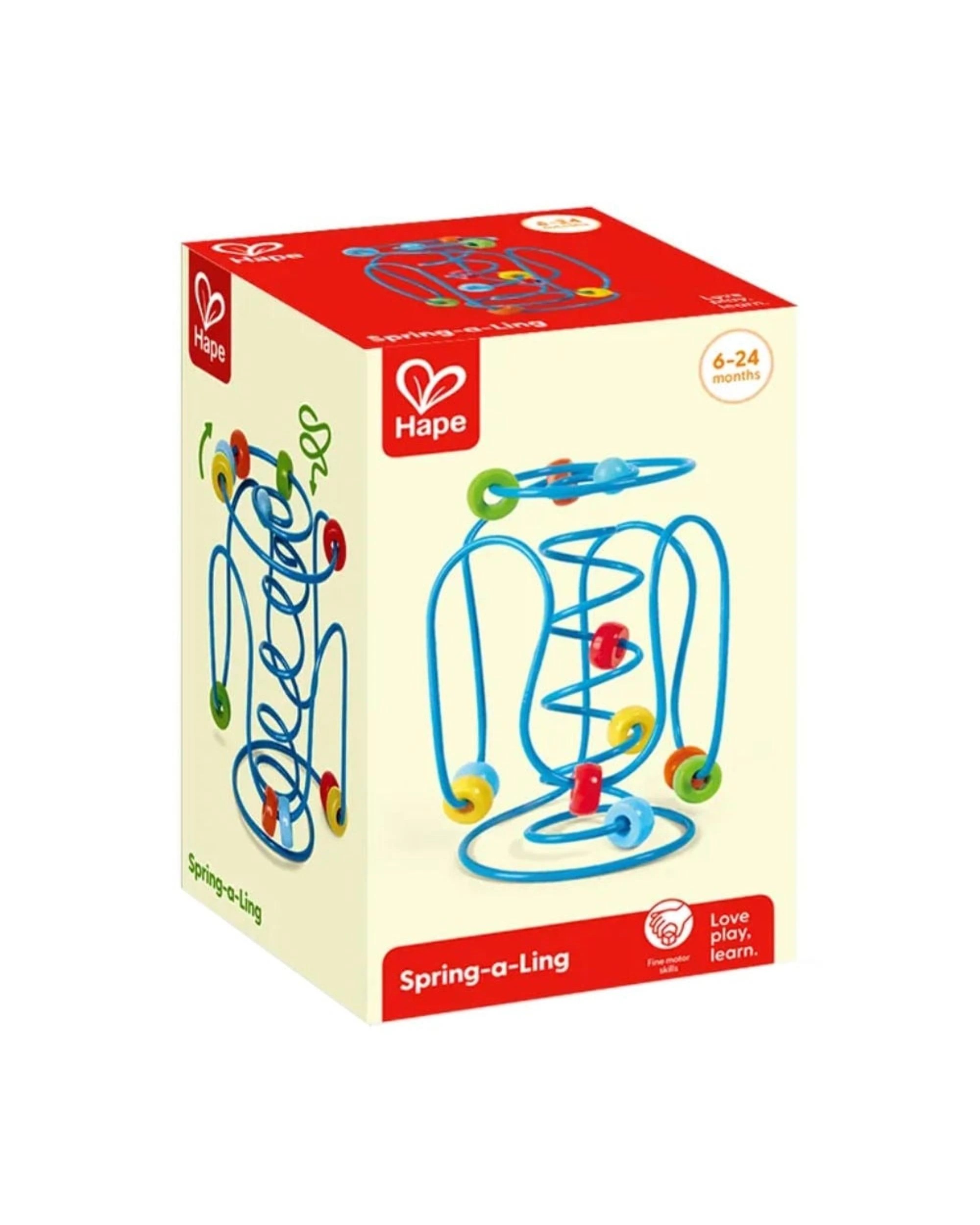 1 Hape Spring-a-Ling Bead Maze, 1 of 3