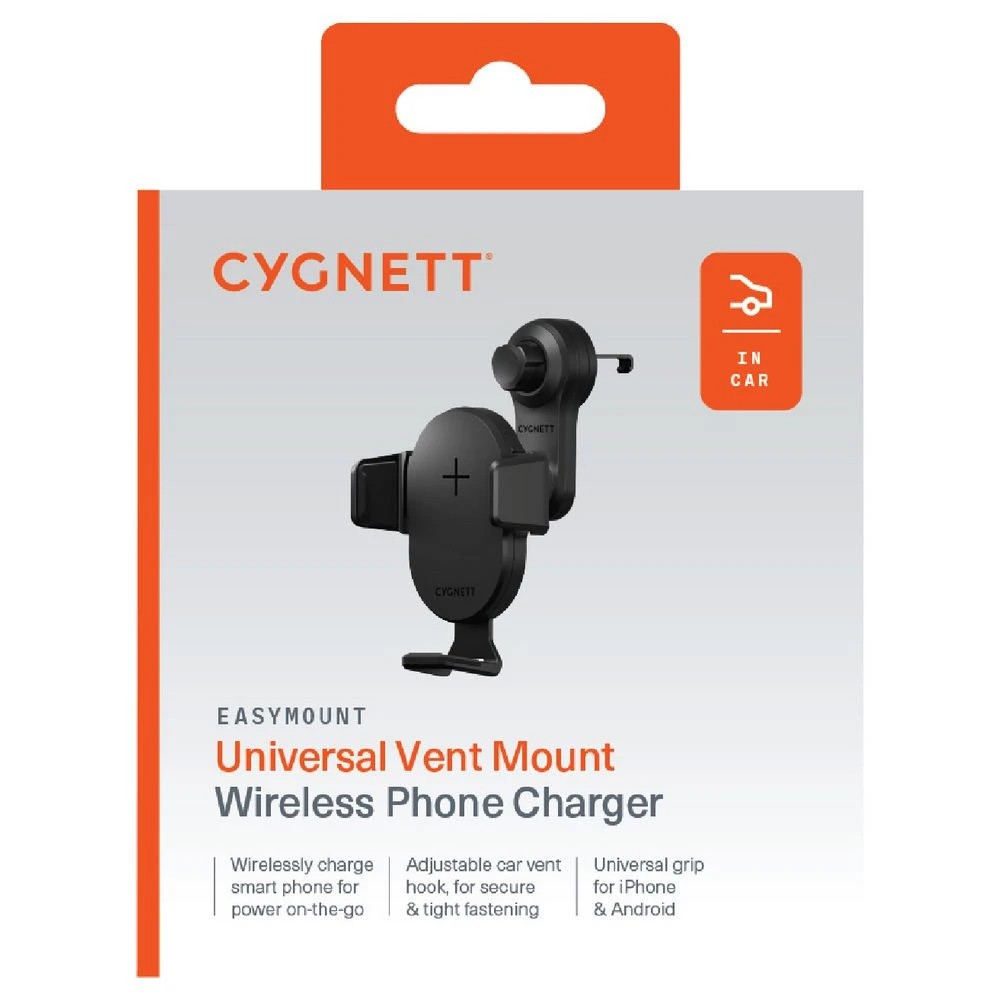6 Cygnett EasyMount Vent Mount Wireless Car Charger, 6 of 6