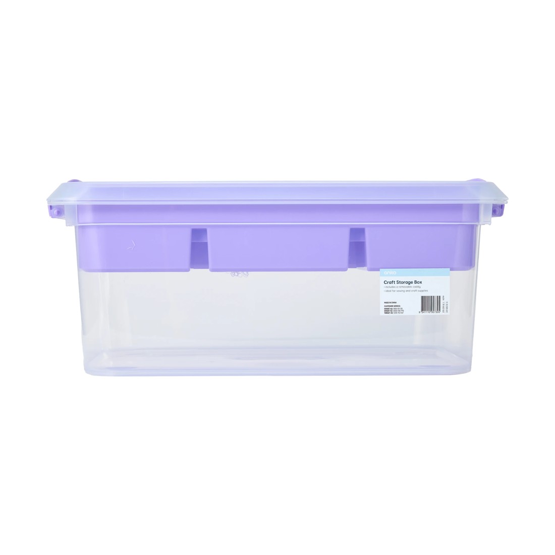 8 Craft Storage Box - Lilac, 8 of 8