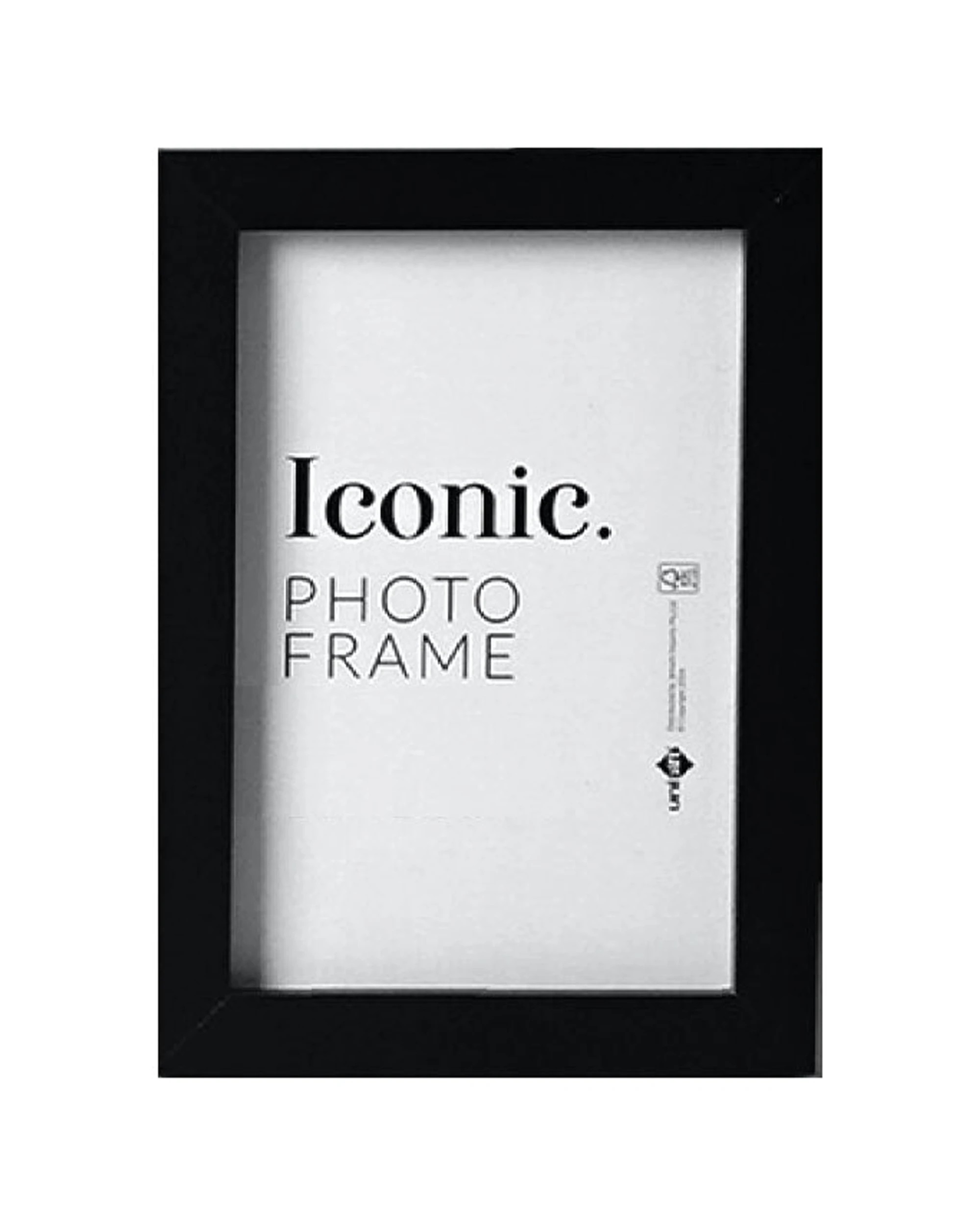 1 Unigift Iconic Photo Picture Frame Home Decor 5x7/13x18cm - Black, 1 of 1