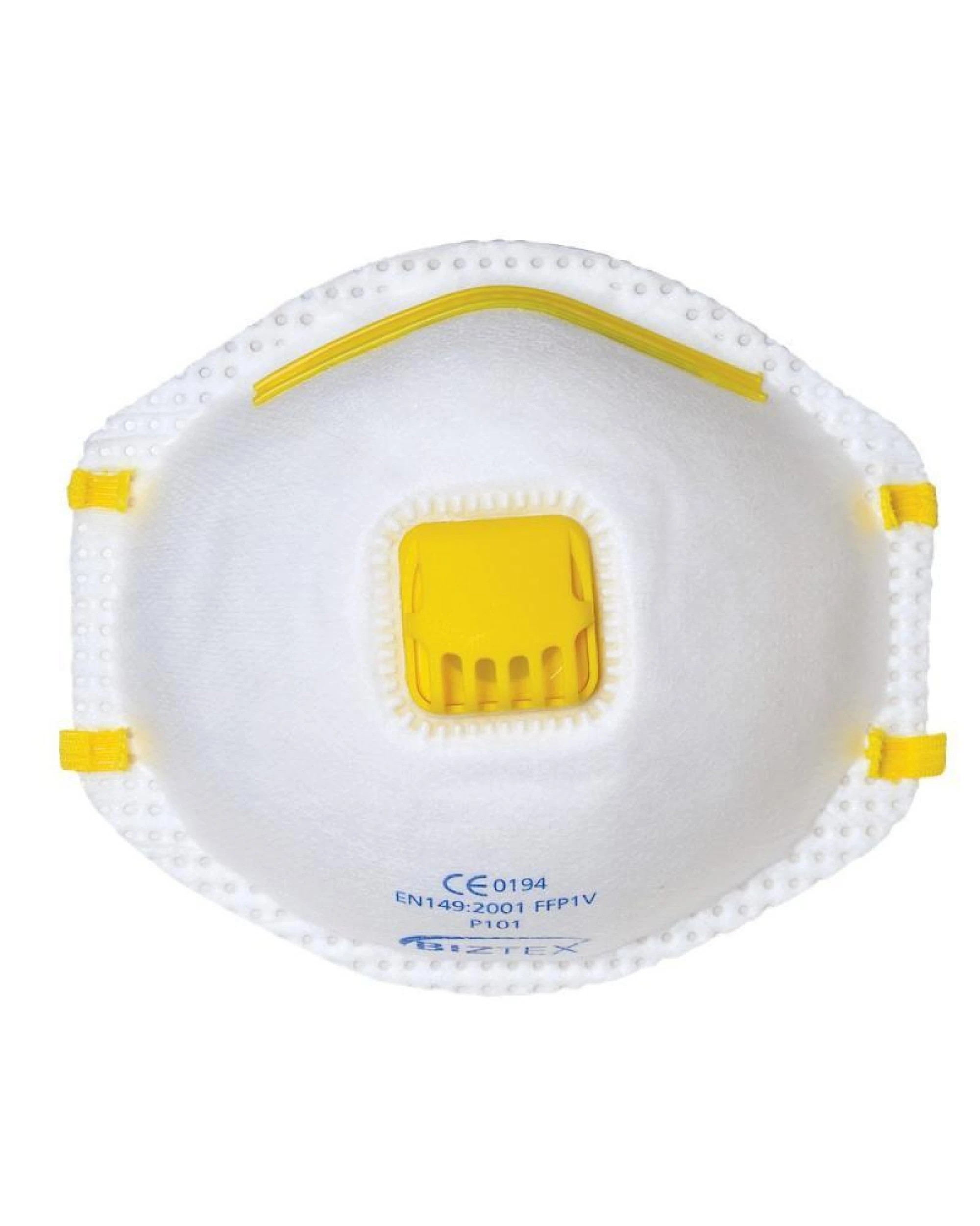 1 Portwest 10 Pack FFP1 Valved Respirator Face Mask in White, 1 of 1