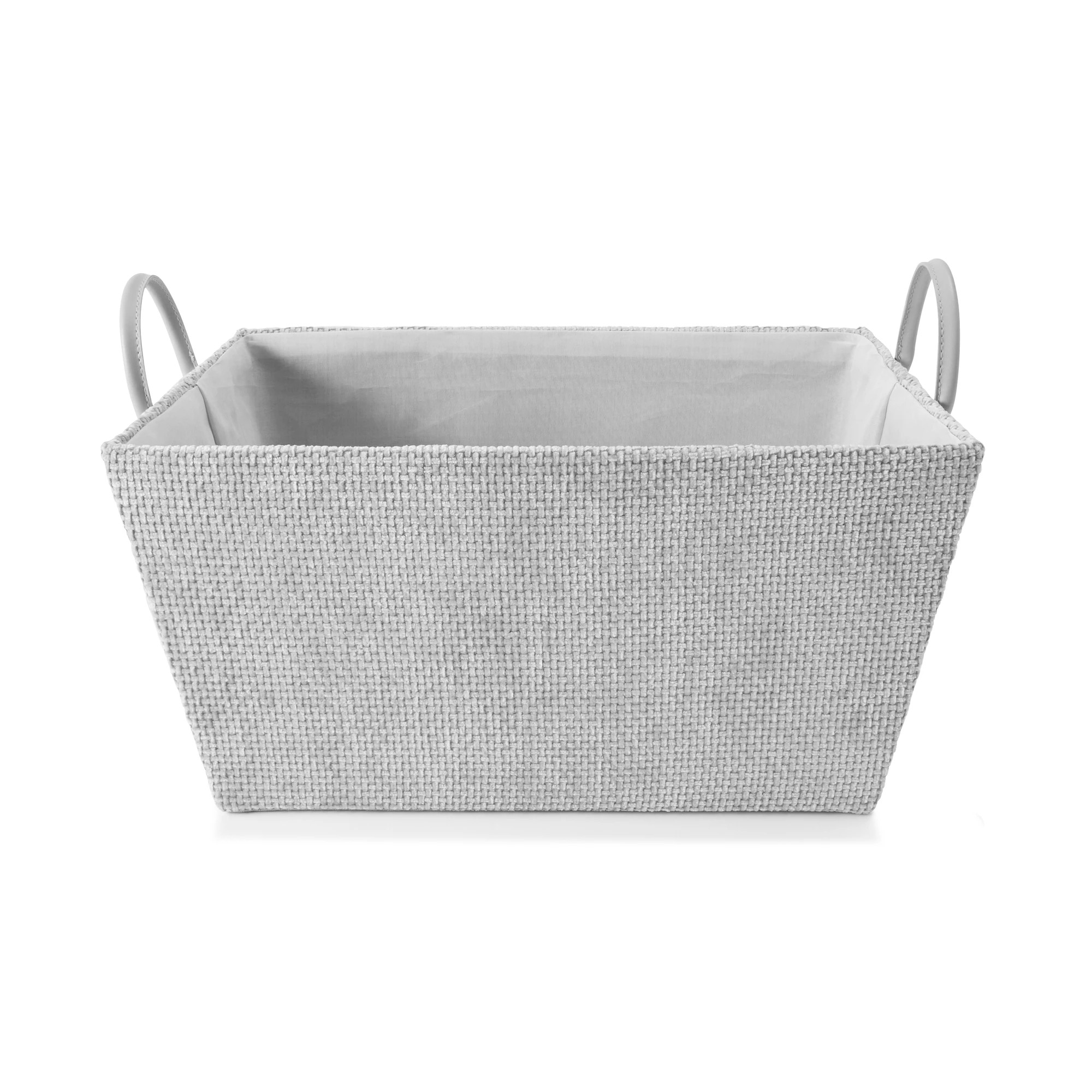 3 Tapered Textured Basket - Grey, 3 of 8