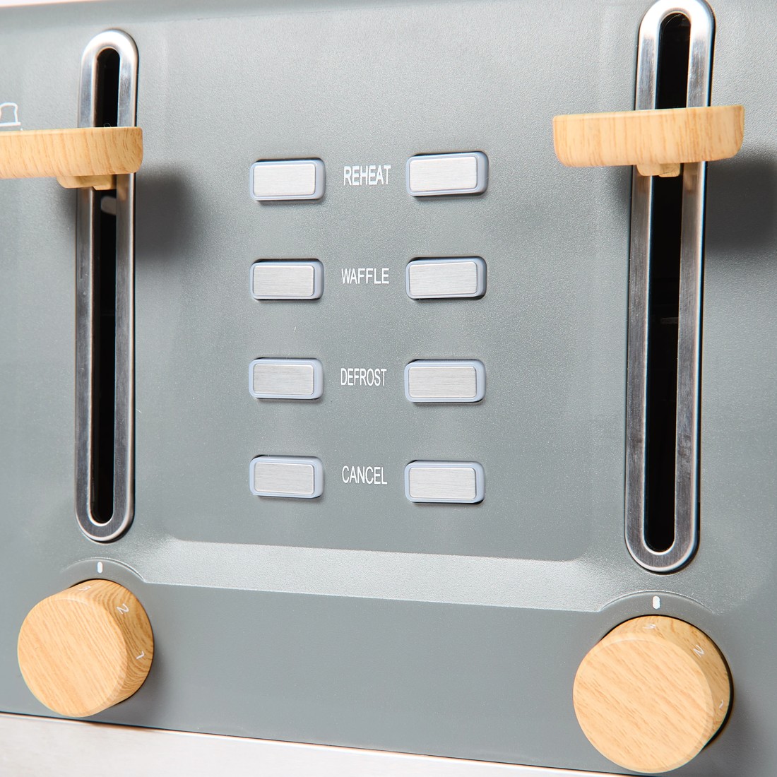 5 4 Slice Toaster - Grey, 5 of 8