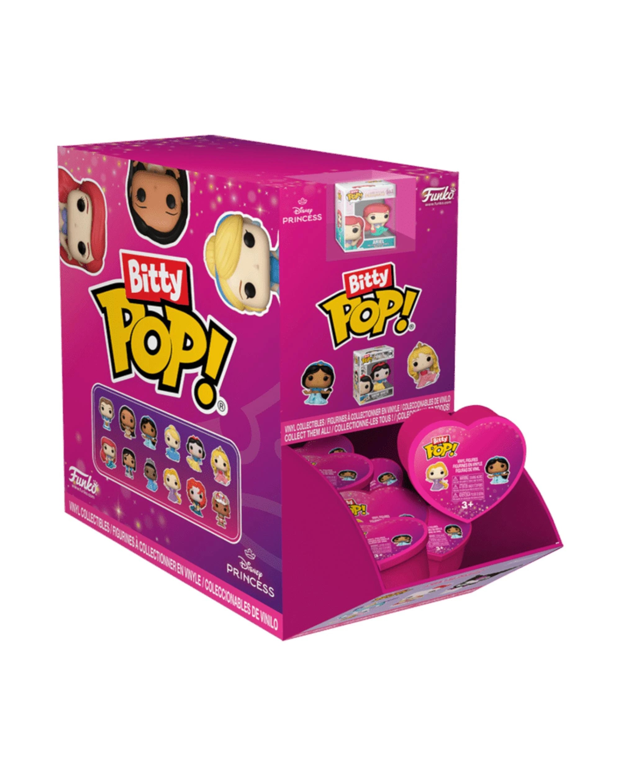 1 Disney Princesses Bitty Funko POP! Vinyl Heart Shaped Blind Capsule, 1 of 1
