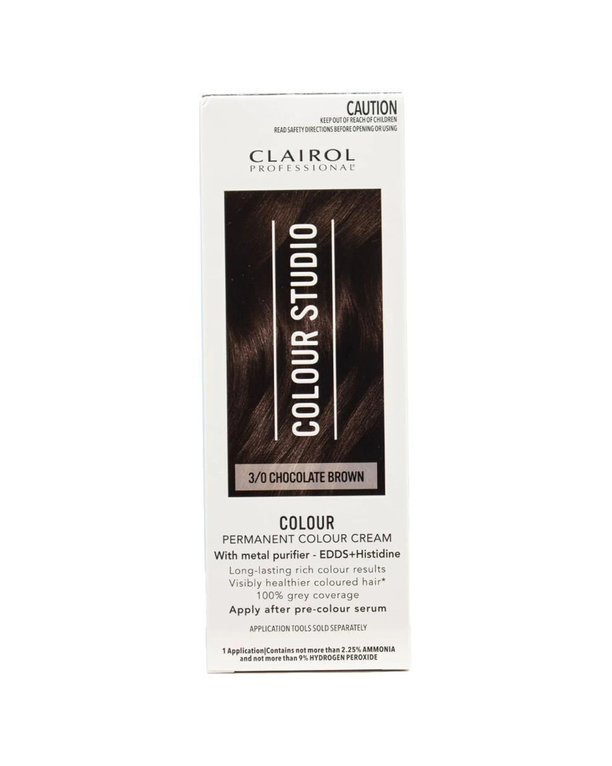2 Clairol 6PK Professional Permanent Hair Colour 3/0 Chocolate Dye - Brown, 2 of 5