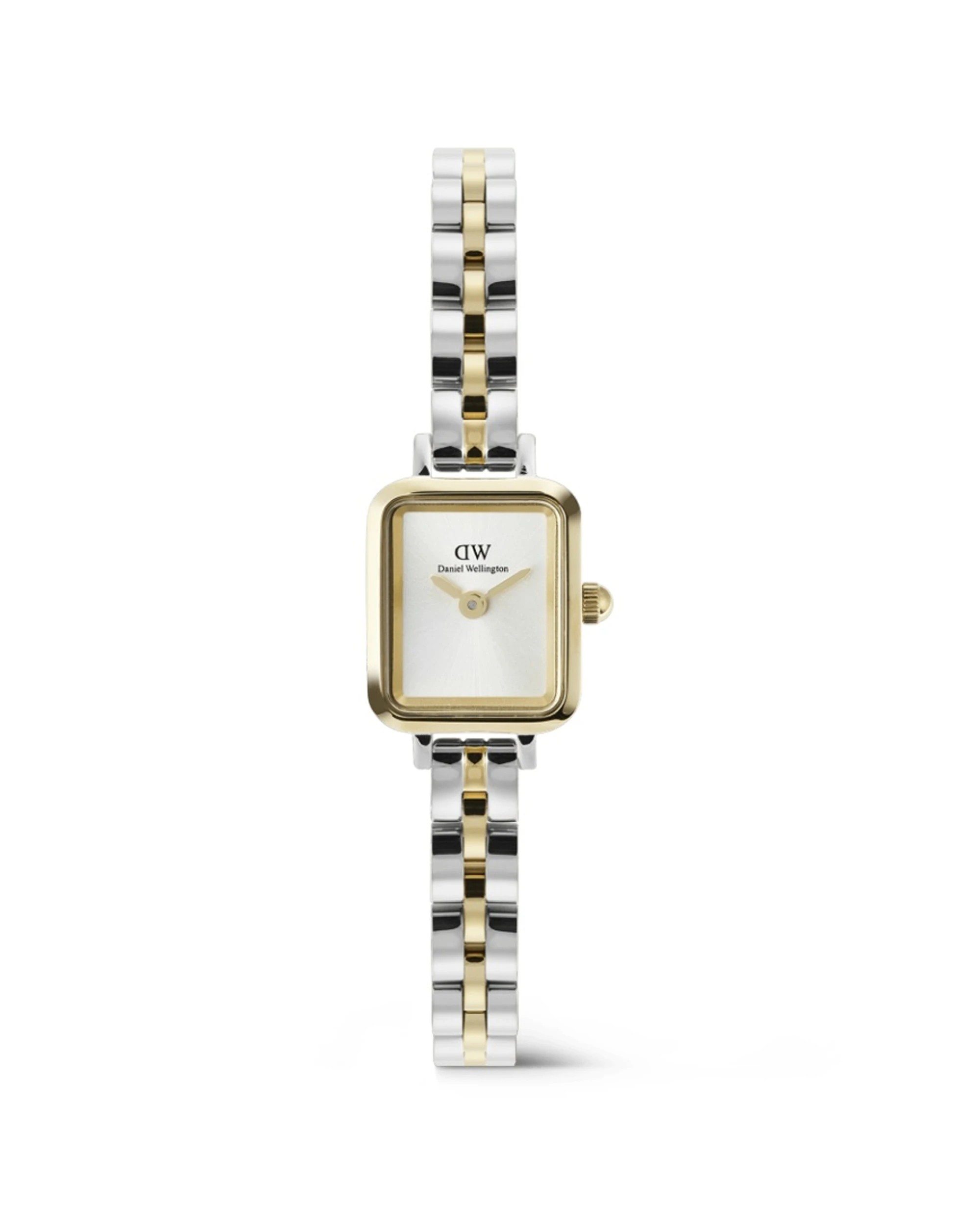 1 Daniel Wellington Quadro Mini Arch 3-Link Two-Tone Gold Silver Watch 15.4x18.2mm, 1 of 6