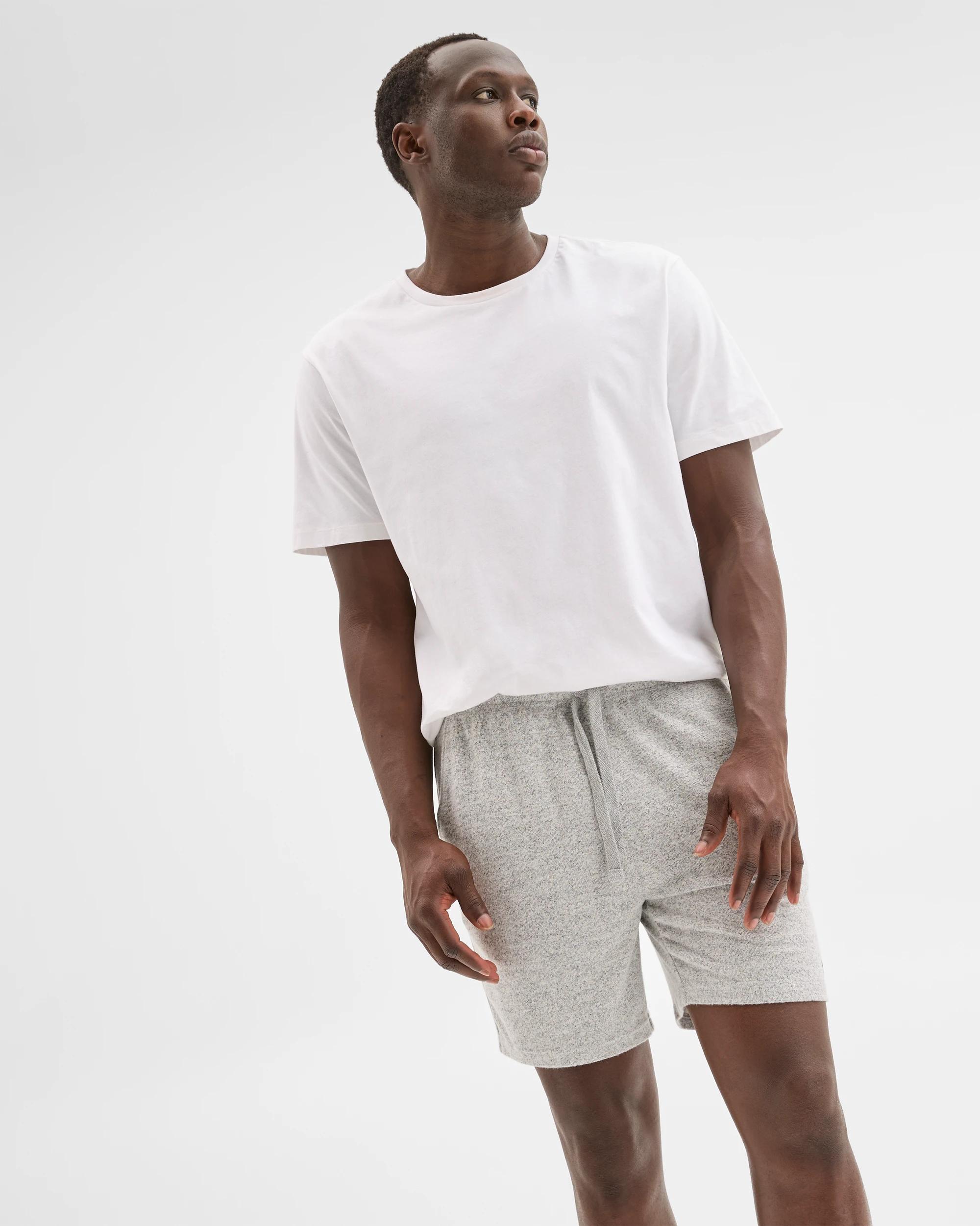 2 Maxx Cozy Knit Lounge Sleep Shorts GREY MARLE, 2 of 5