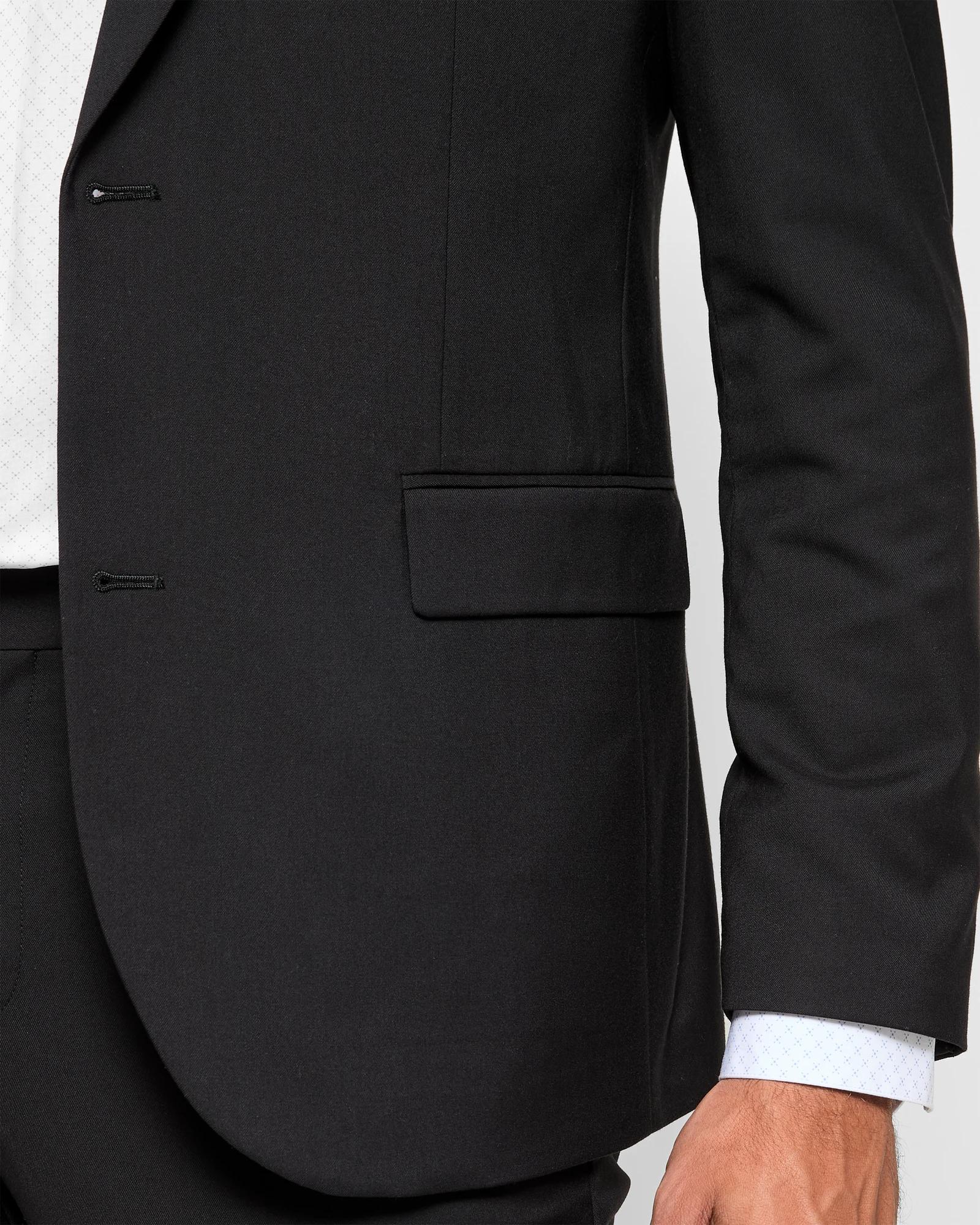 5 Tailored Fit Suit Jacket - Preview BLACK, 5 of 5