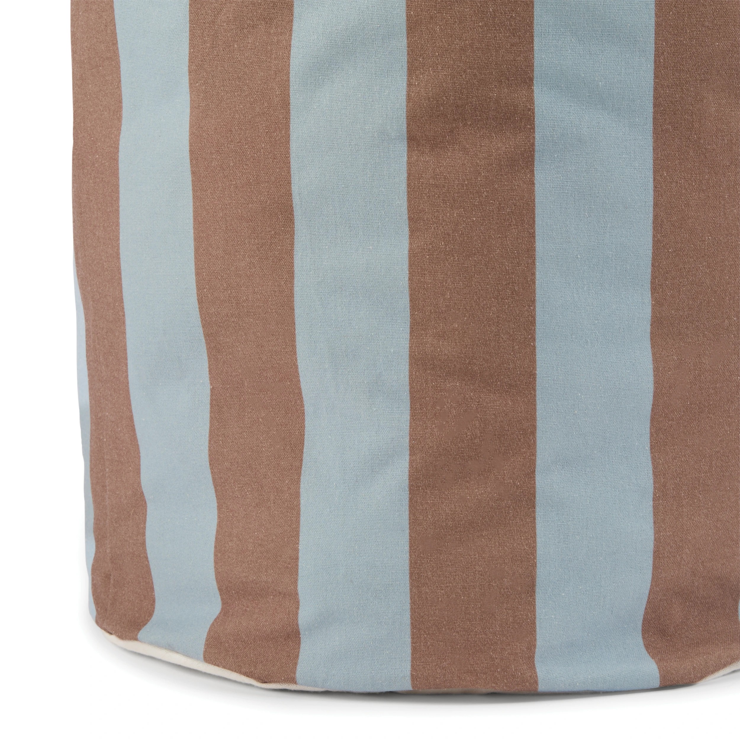 9 Striped Pop Up Laundry Hamper - Chocolate and Blue, 9 of 9