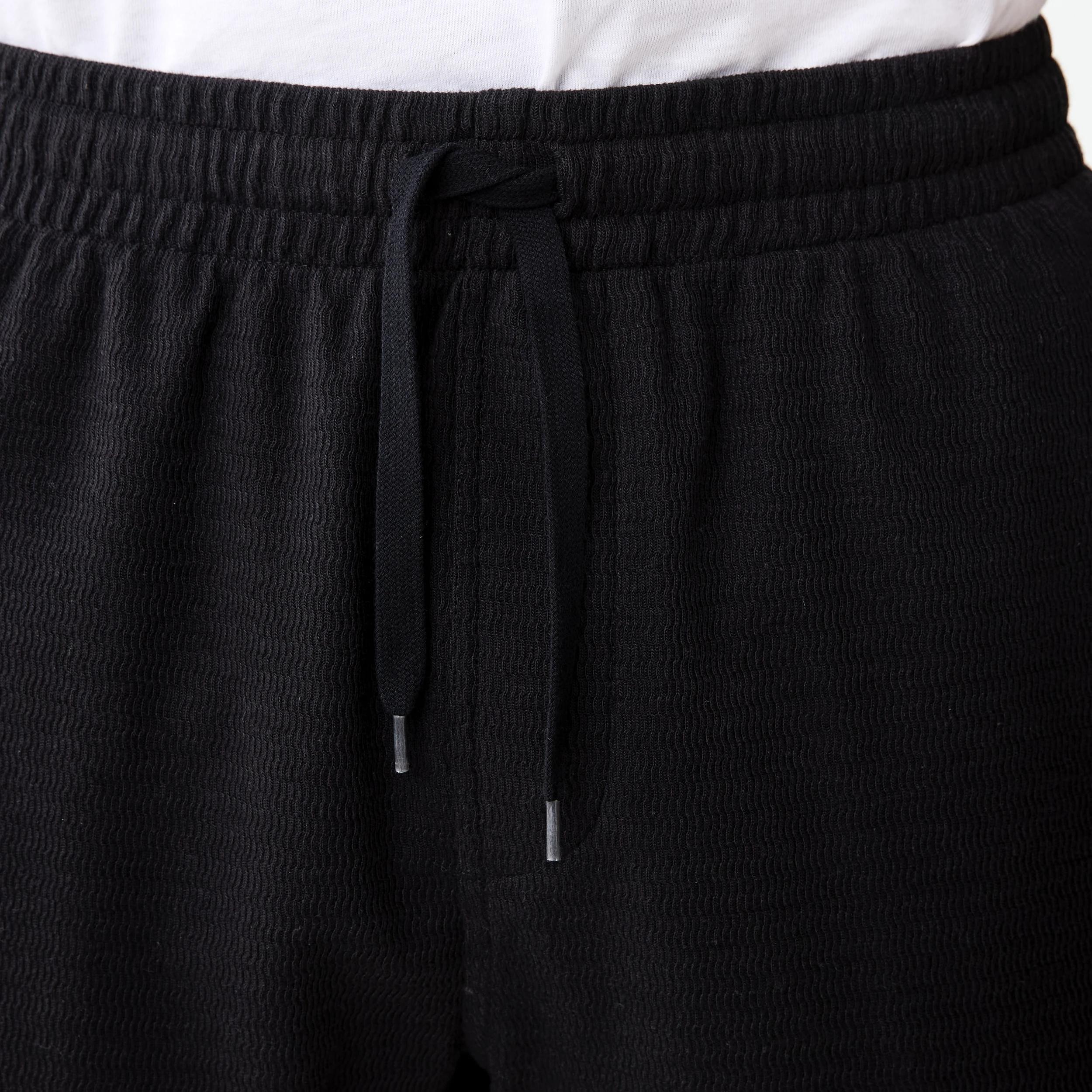 4 Washed Textured Shorts Black, 4 of 6