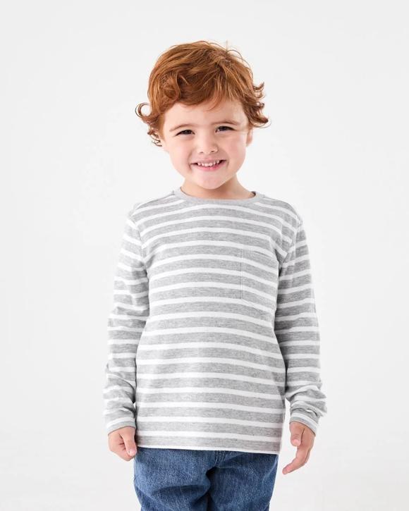 Double Cloth Stripe T-shirt