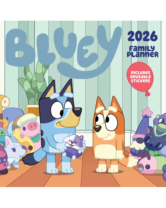 Bluey 2026 Family Planner Calendar