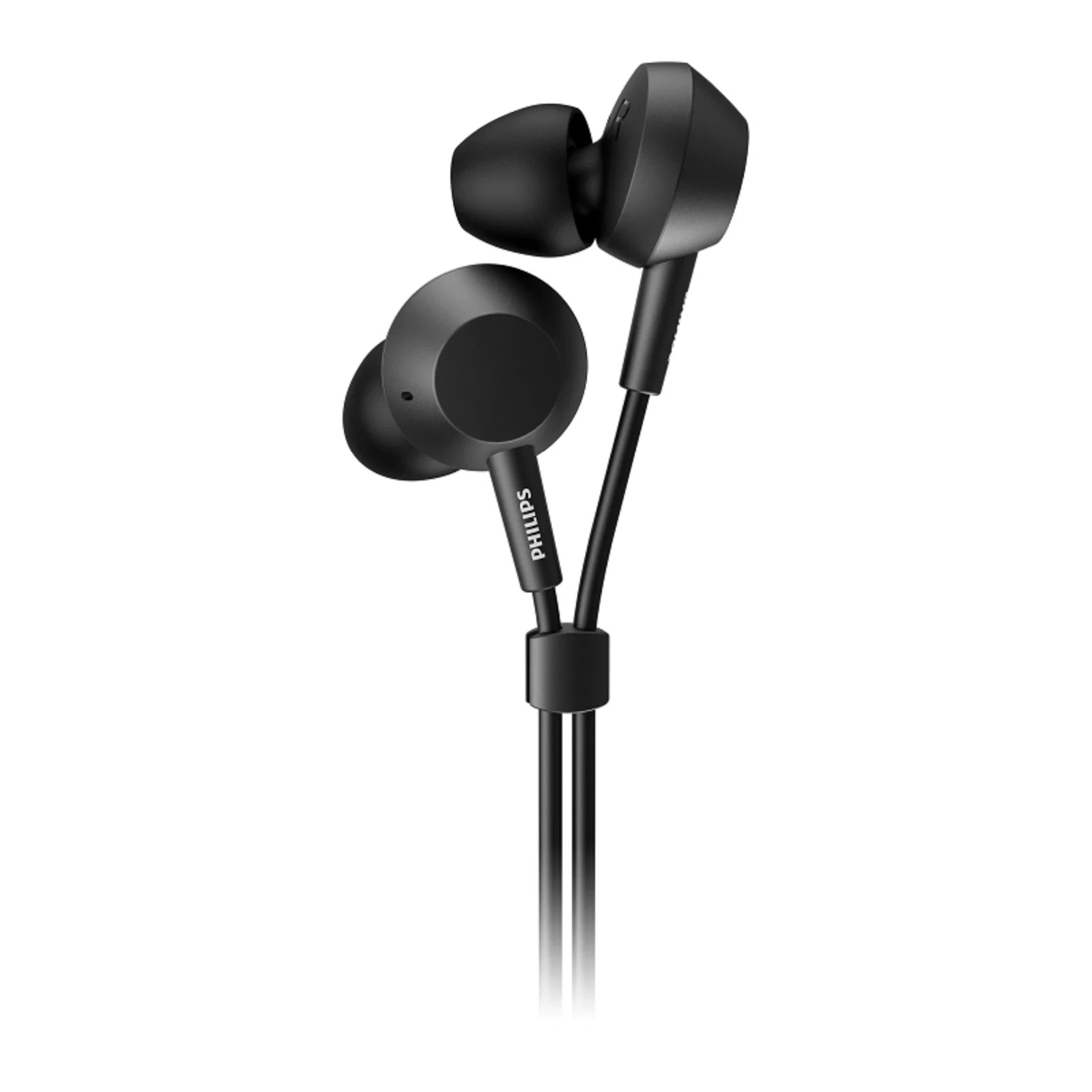 2 Philips Wired Earbud Bass - Black, 2 of 3