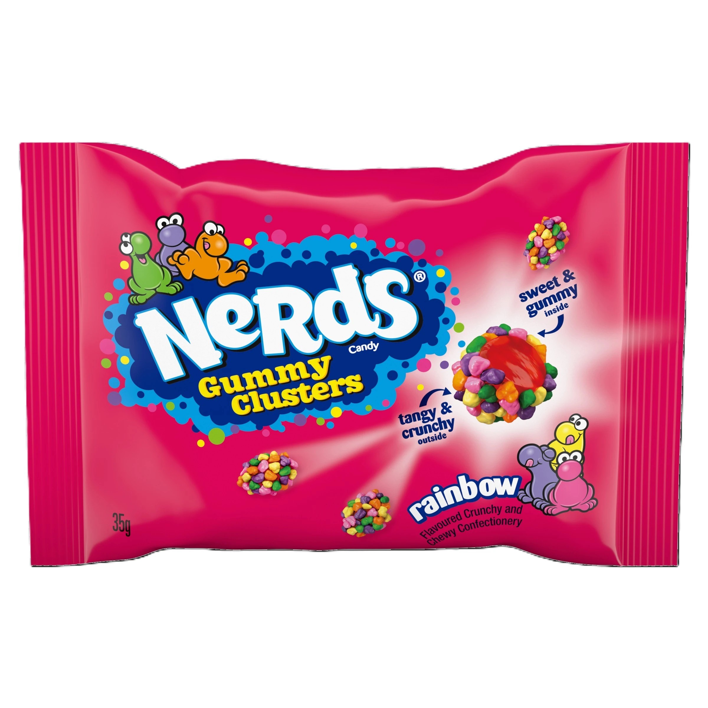 1 Nerds Rainbow Gummy Clusters 35g, 1 of 1
