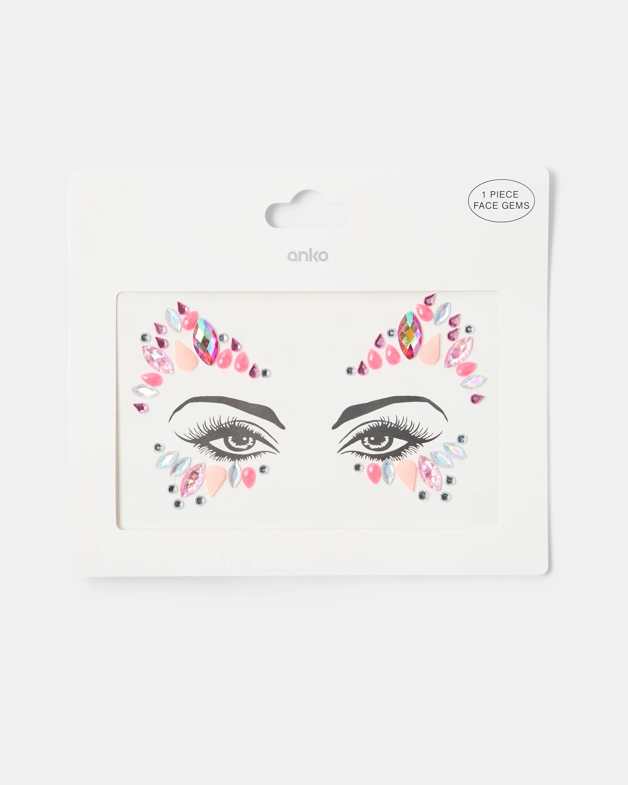 1 Face Gems - Coral Pink, 1 of 2