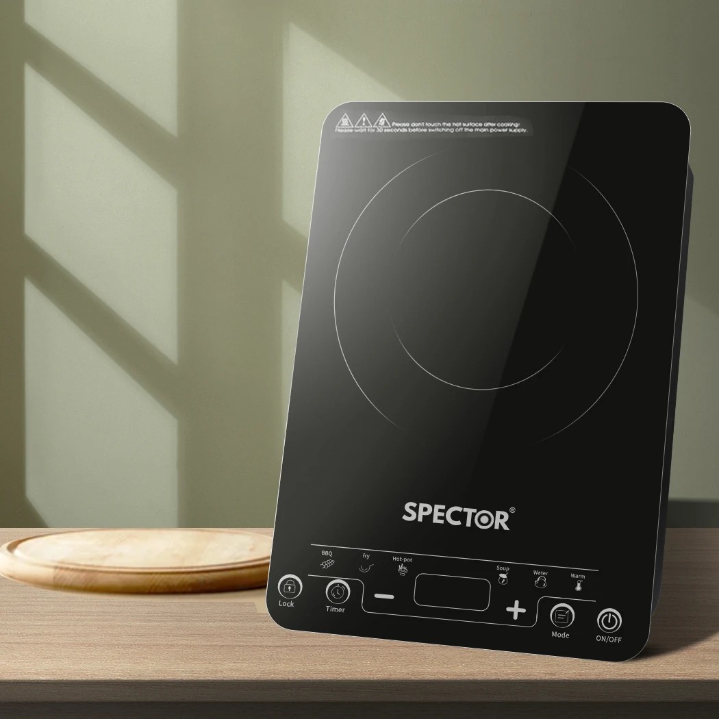 6 Spector Electric Induction Cooktop Portable Kitchen Ceramic, 6 of 7