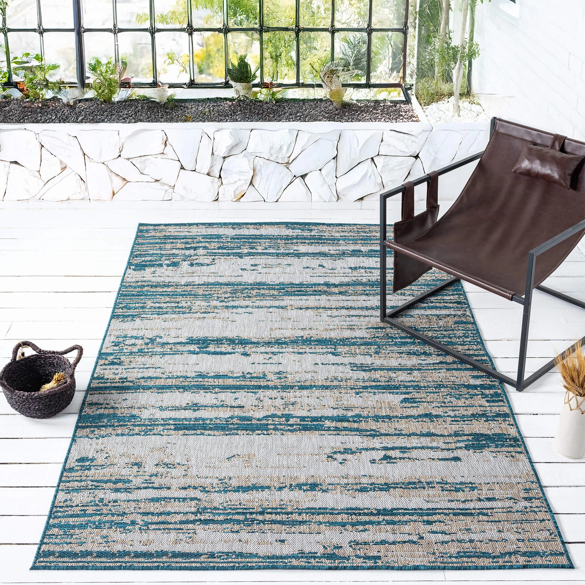 2 La Grace Home Cascade Premium Rug - 240x330cm - Indigo, 2 of 10