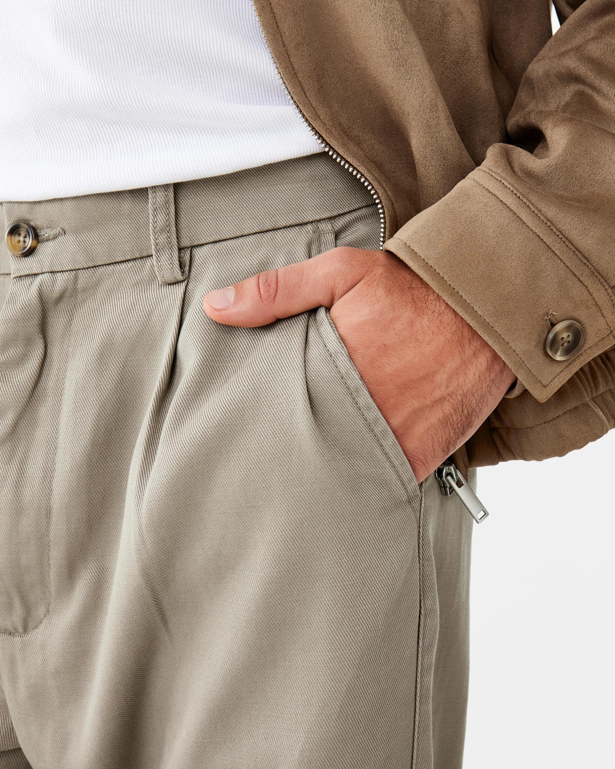 6 Pleated Pants Brn Timber, 6 of 6
