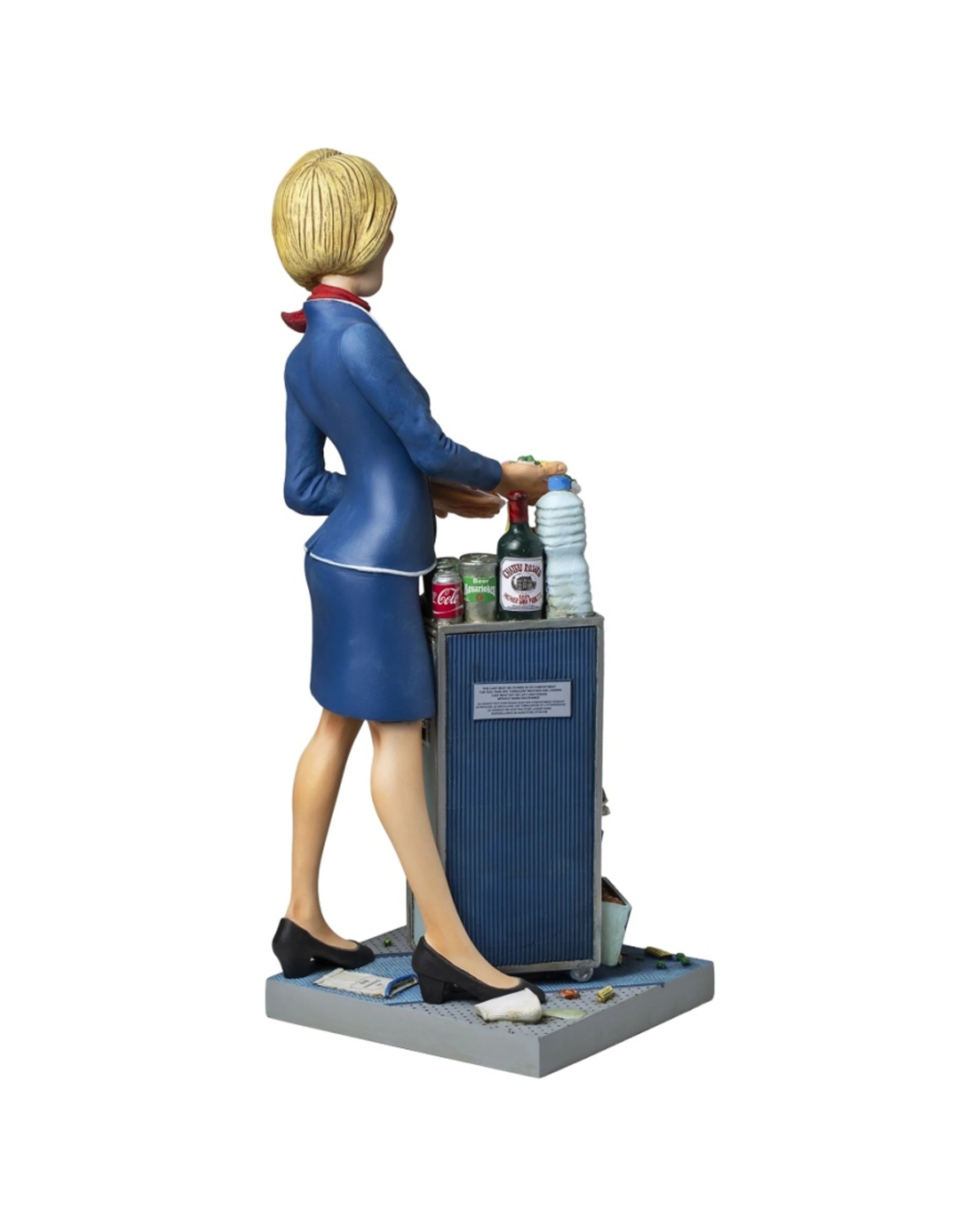 4 The Comic Art of Guillermo Forchino Full Size Flight Attendant Figurine - Multi, 4 of 8