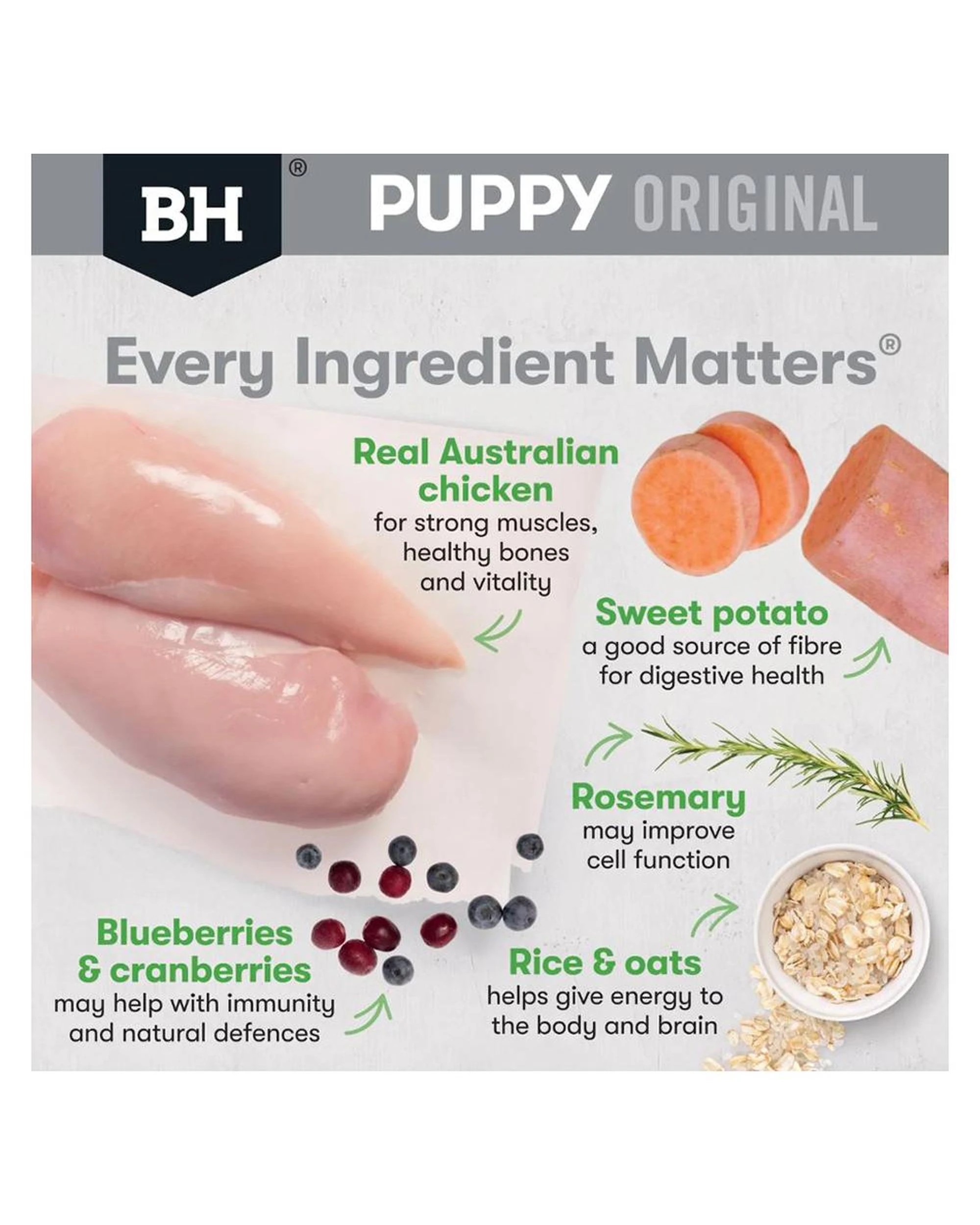 4 Black Hawk Puppy Medium Breed Chicken & Rice 10kg, 4 of 9