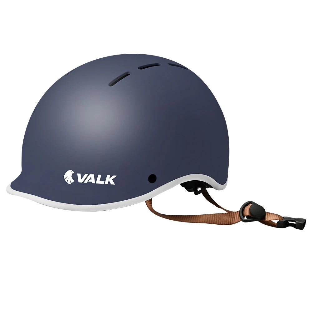 1 Valk Retro Bike Helmet, 56-61cm S, M, L Universal Dial Fit System, Shadow Navy, 1 of 1