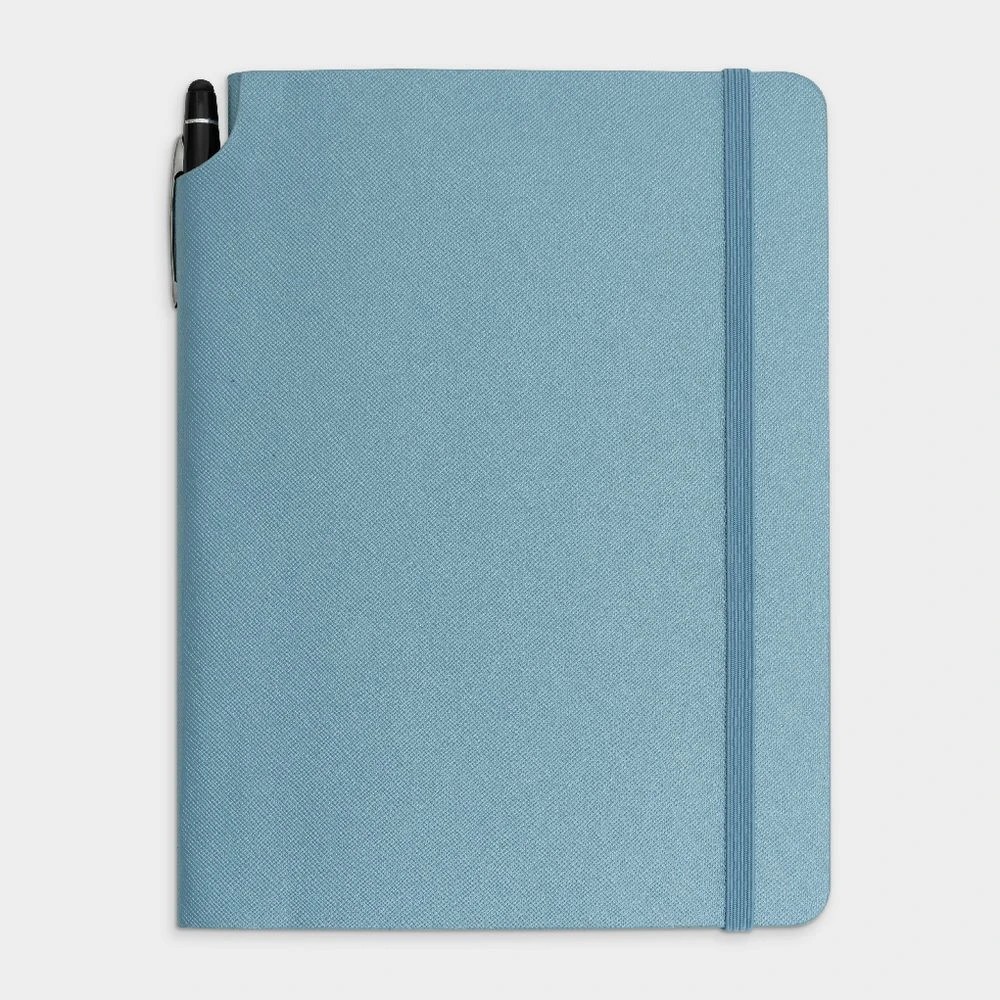 3 Otto A5 Criss Cross Journal 192 Pages with Pen Blue, 3 of 5