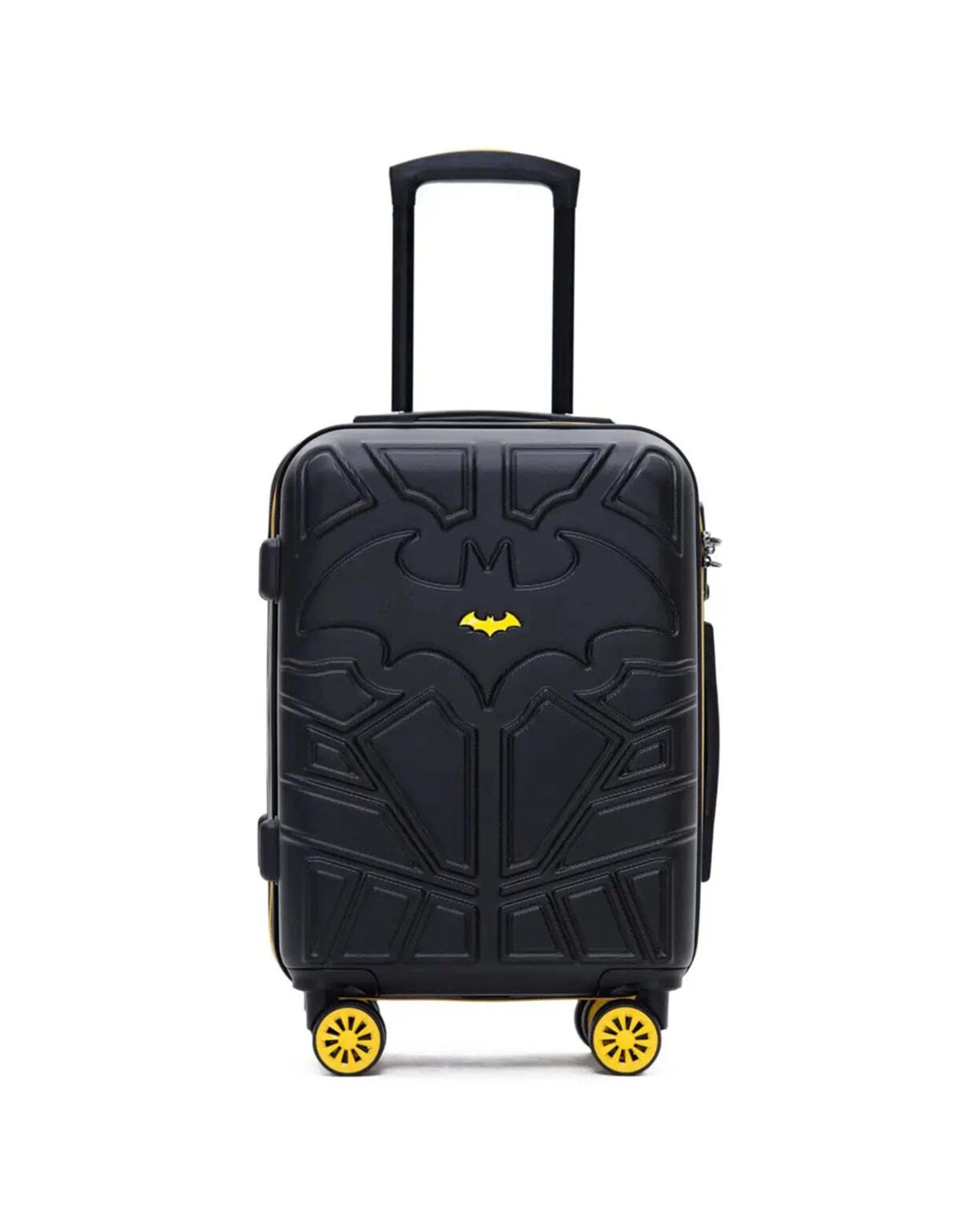 2 Batman 19" Trolley Cabin Luggage Travel Suitcase Case Lightweight Durable - Black, 2 of 8