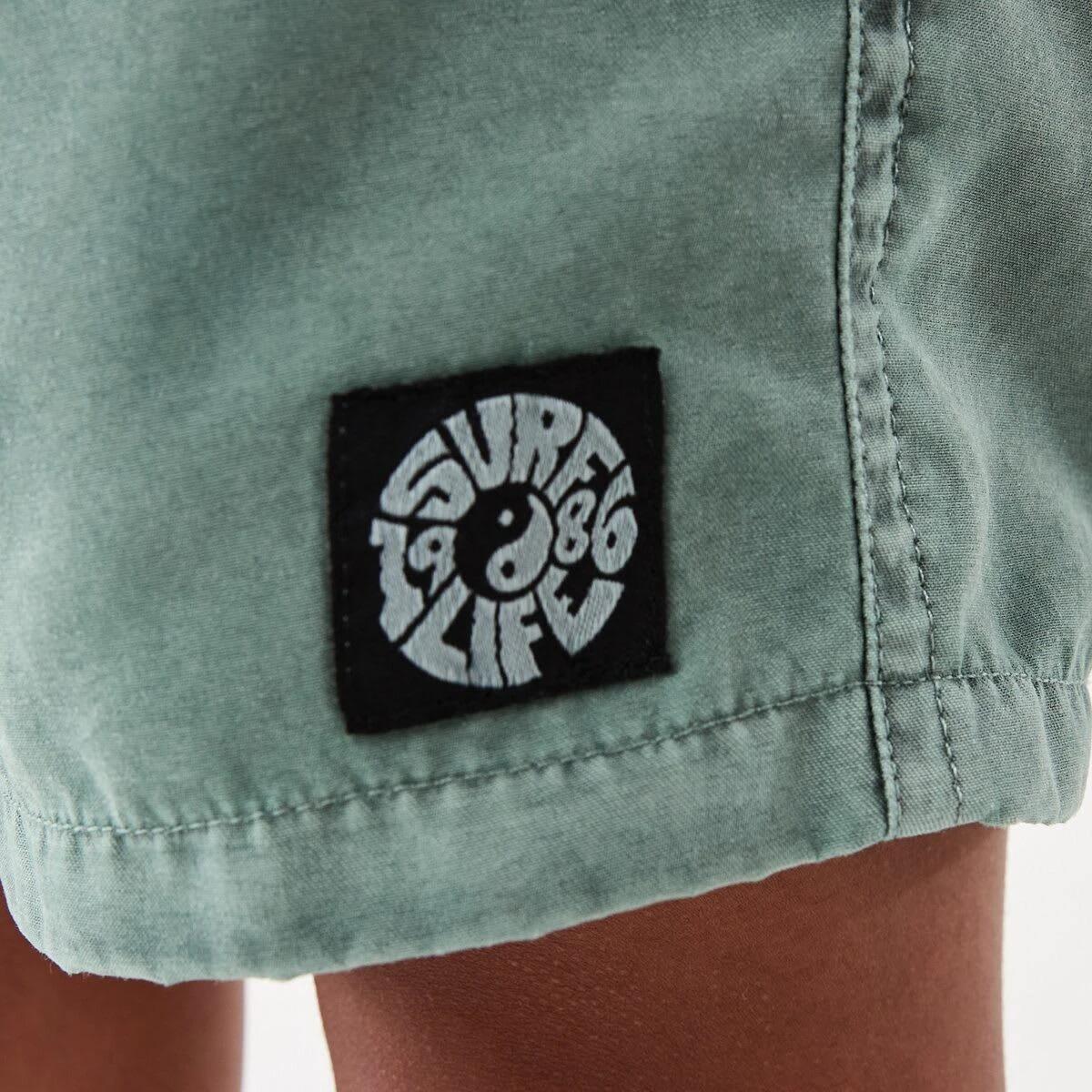 4 Washed Shorts MID GREEN, 4 of 8