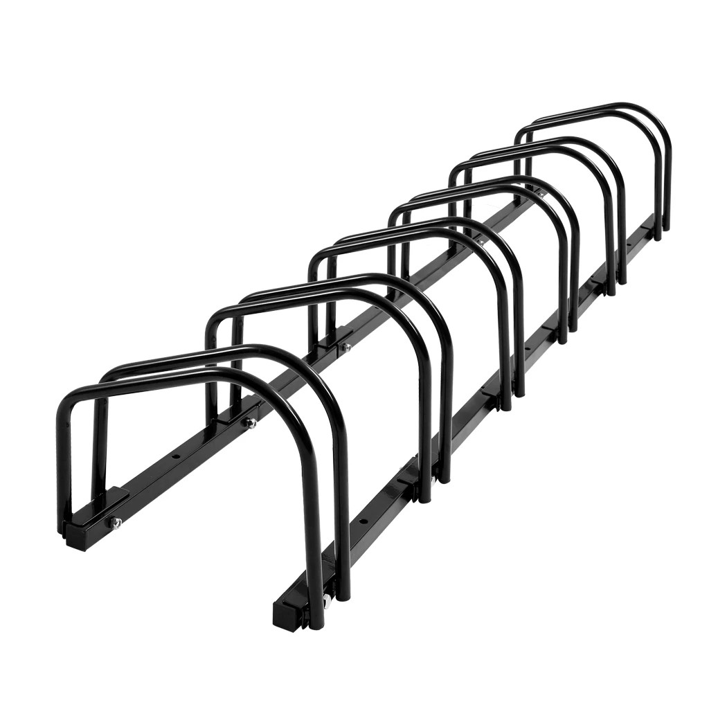 1 Monvelo Bike Storage Rack 6 Bicycle Stand Adjustable Garage Floor Parking Stand, 1 of 7