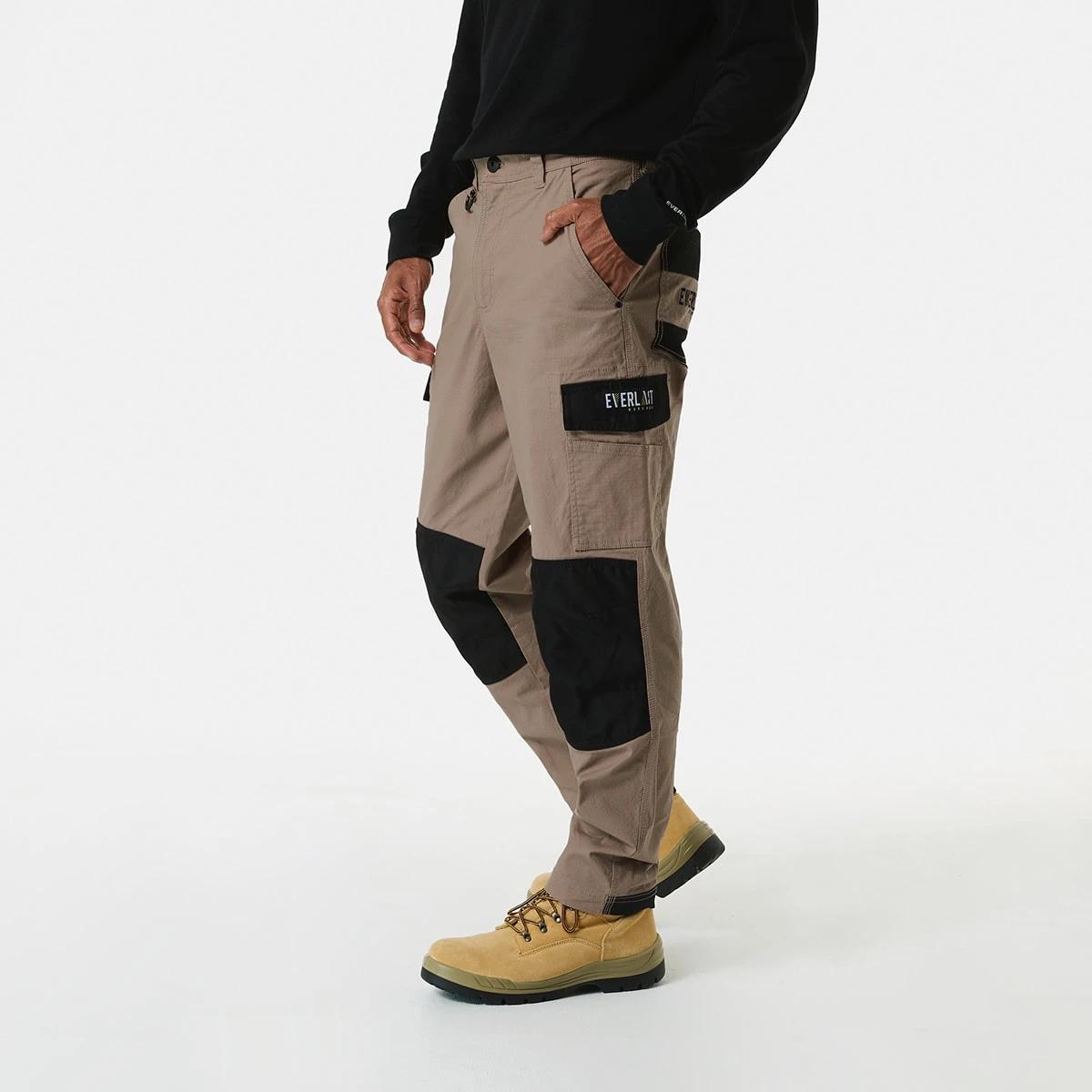 2 Everlast Work Stretch Ripstop Cargo Pants Beige, 2 of 7