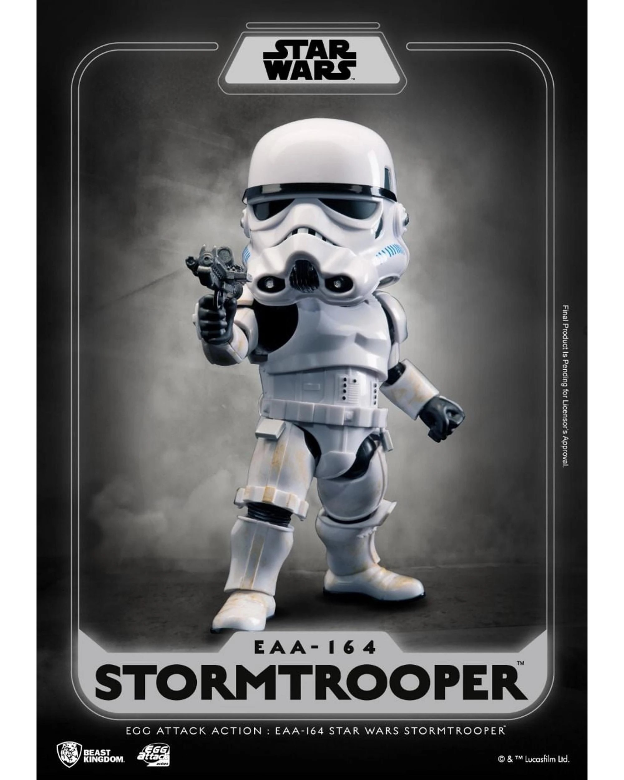 3 Beast Kingdom Egg Attack Action Star Wars Stormtrooper Figure, 3 of 6