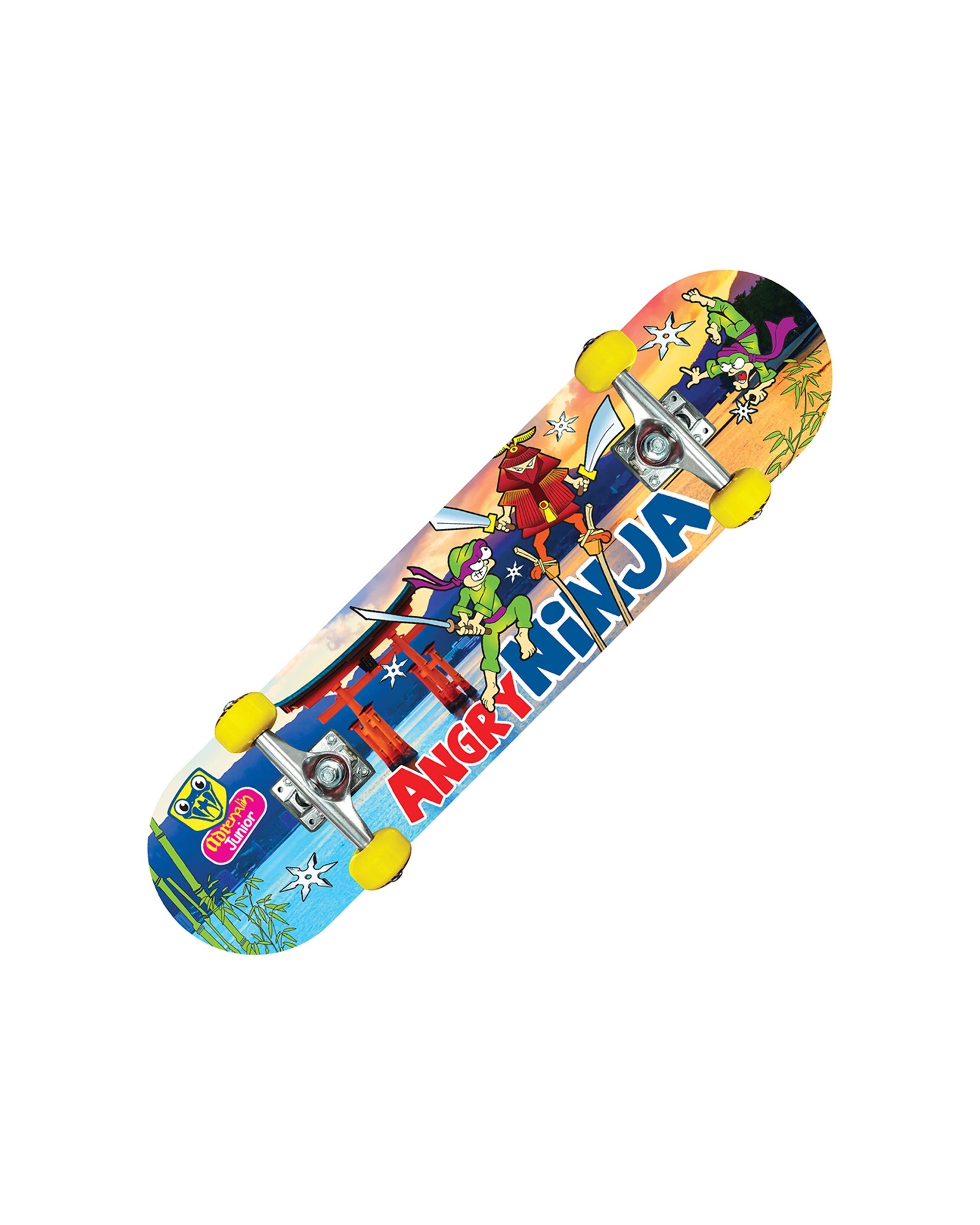 1 Adrenalin Junior 74cm Angriest Ninja Skate Board - Yellow, 1 of 1