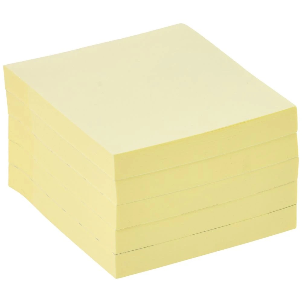 2 J.Burrows Ultra Stick-it Notes 76x76mm Yellow 5 Pack, 2 of 4