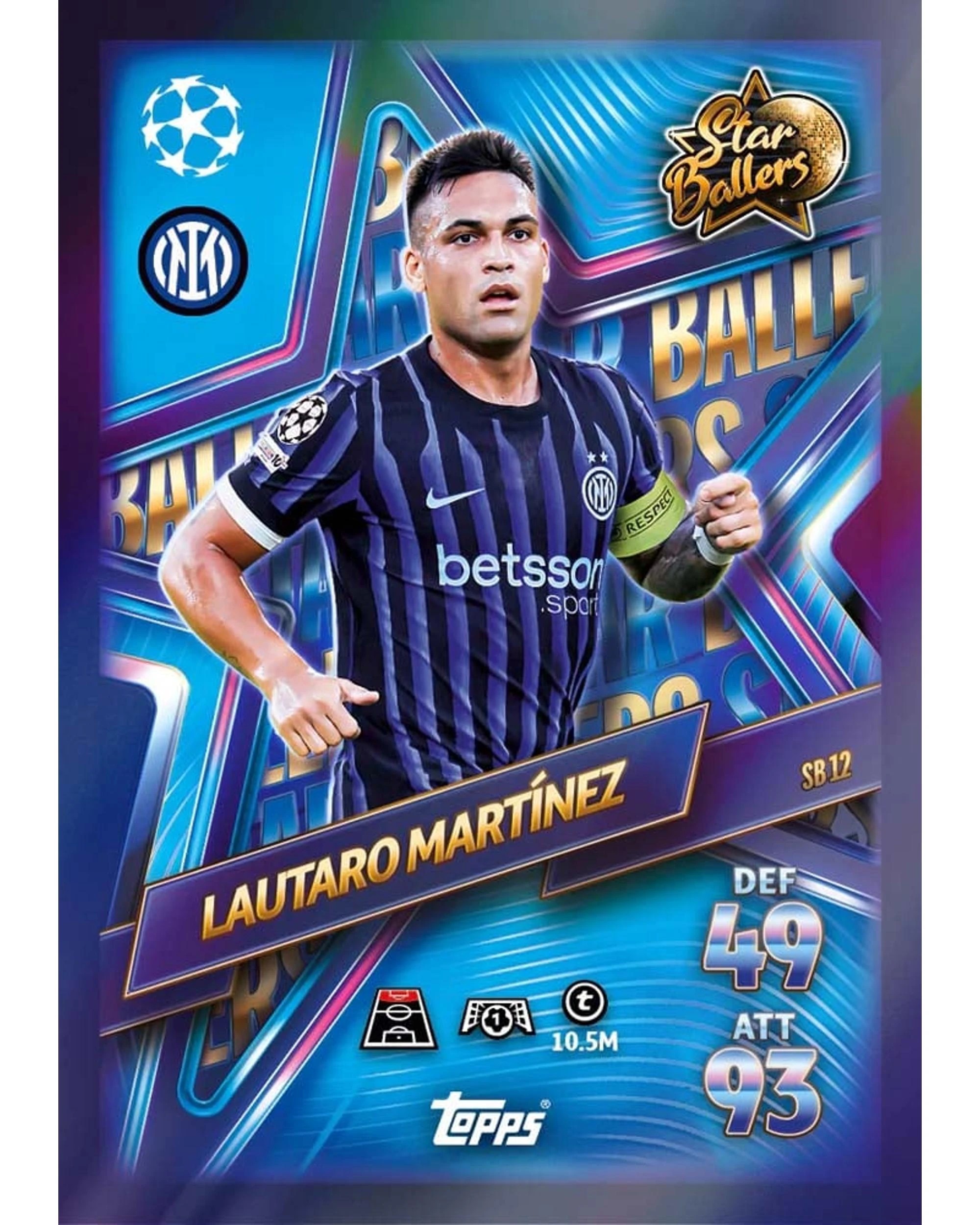 4 Match Attax UCC Champions League 2025/2026 Edition Star Ballers Eco Pack, 4 of 8