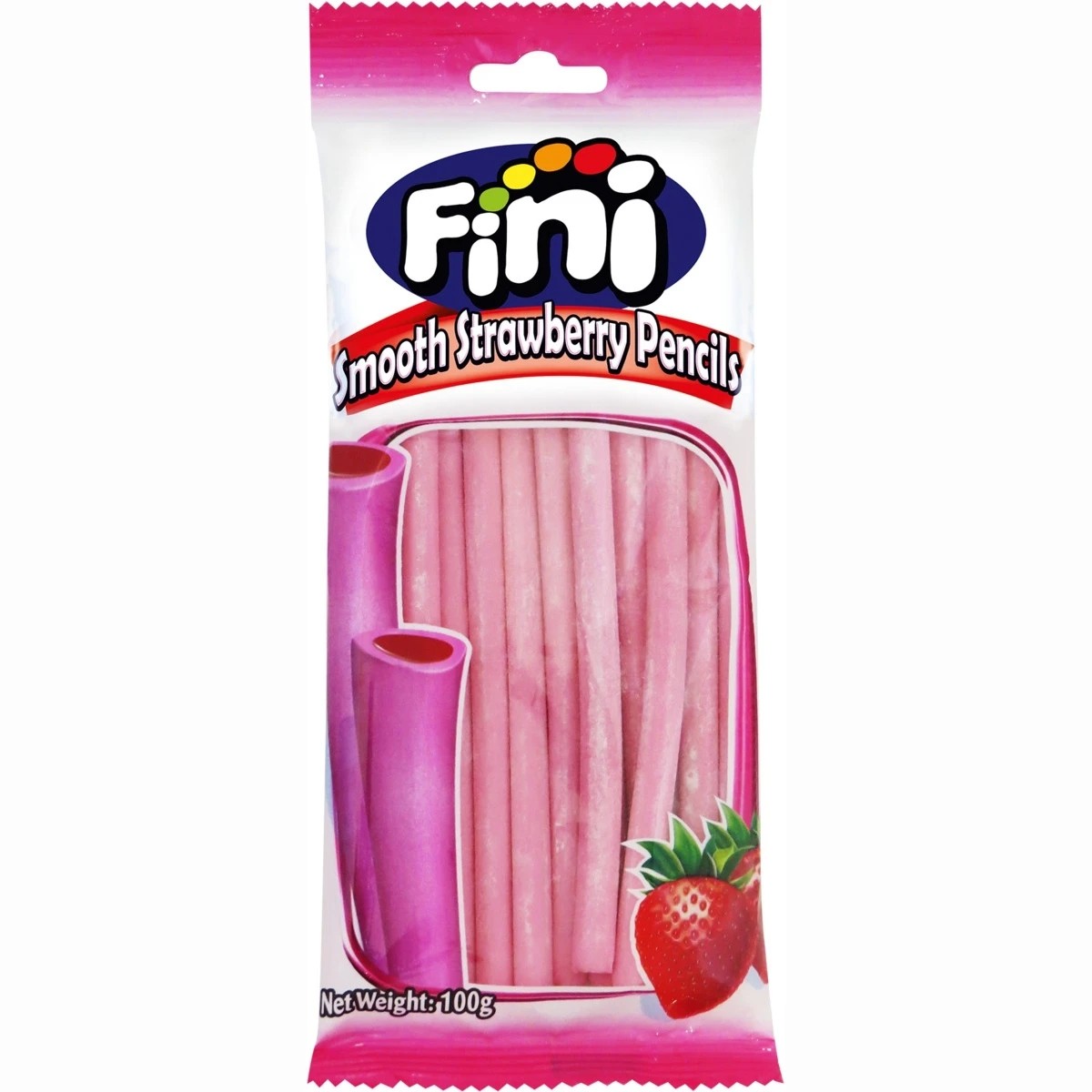 1 Fini Smooth Strawberry Pencils 100g