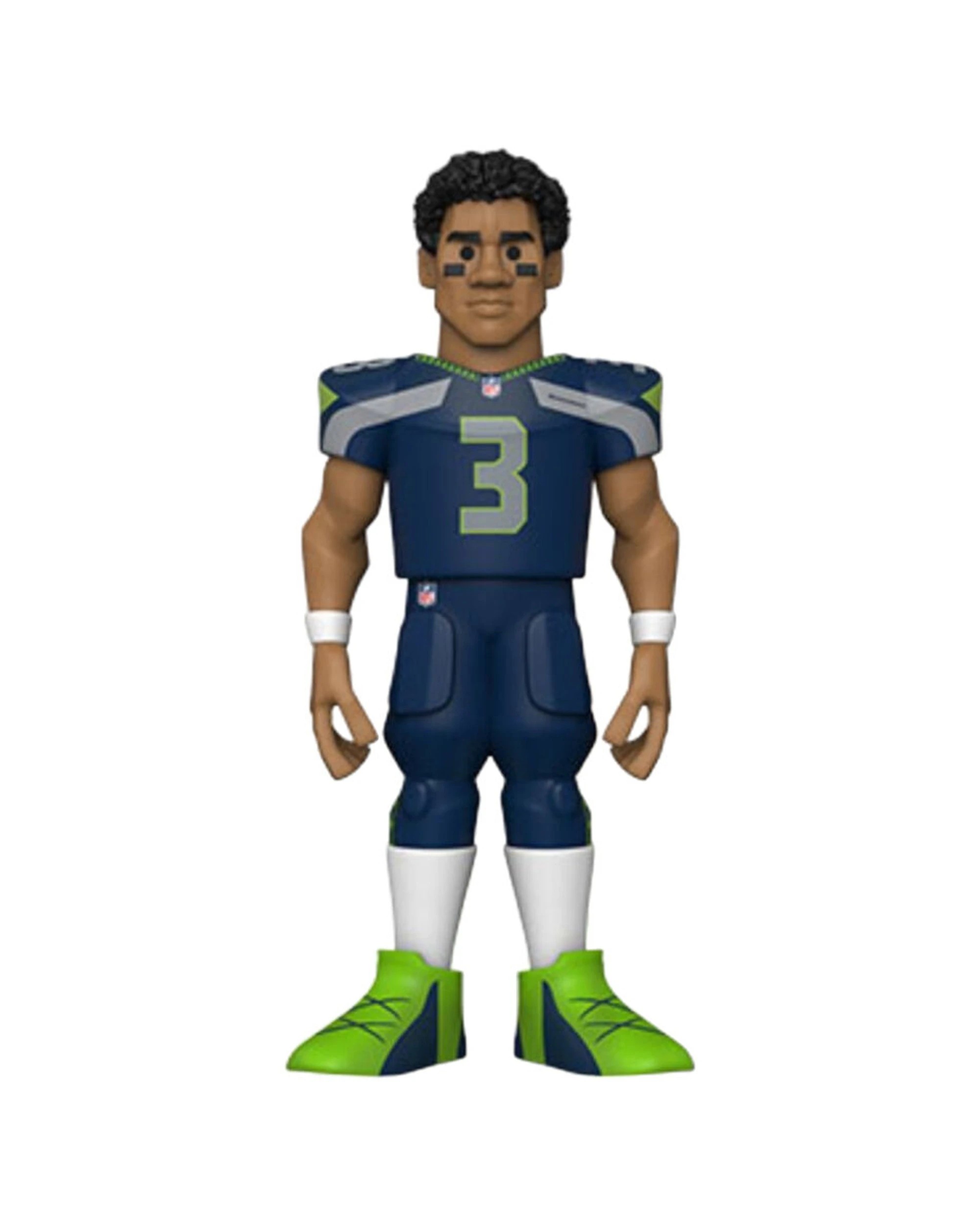1 NFL Football Russell Wilson Seahawks Vinyl Action Figure 12 Inch Collectible - Gold, 1 of 5