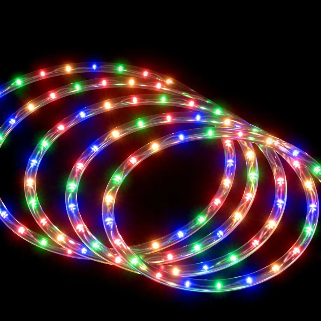 1 Jingle Jollys 20m Christmas Lights String Rope Light Decoration 600 Led LED String Lights Indoor Outdoor
 - multi, 1 of 6