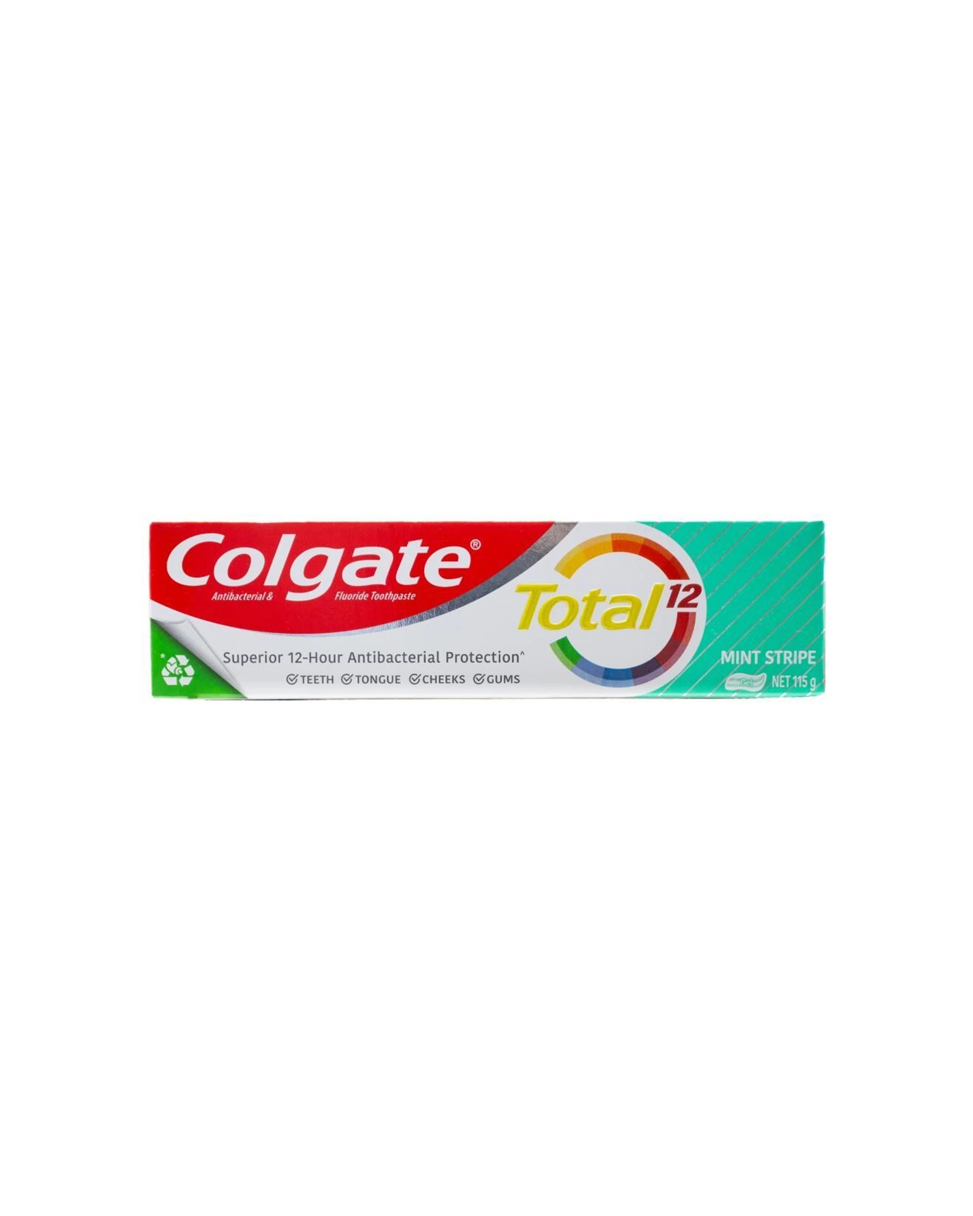 2 Colgate 6PK Fluoride Toothpaste Total 12 Stripe Dental Care 115g - Multi, 2 of 4
