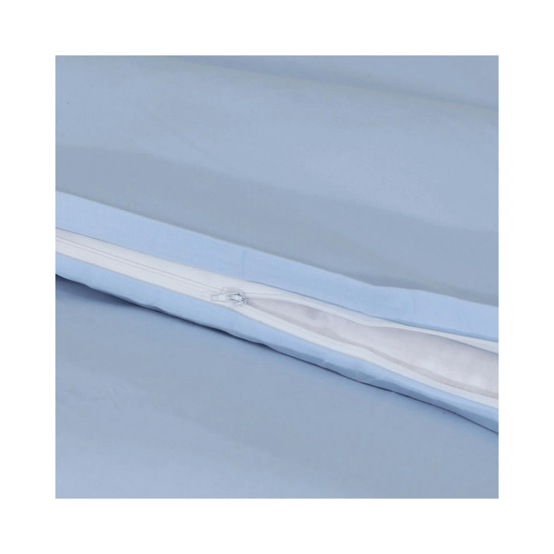 3 Amsons Double Quilt Cover Set, Double-Brushed Microfiber, Blue, with European Pillowcases
 - Double Bed
 - blue, 3 of 6