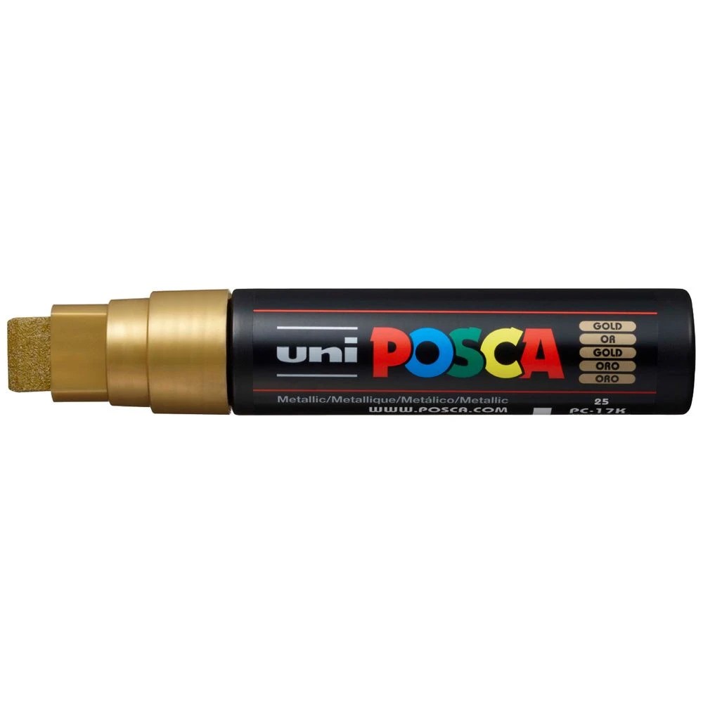 1 POSCA PC 17K Paint Marker Gold, 1 of 4