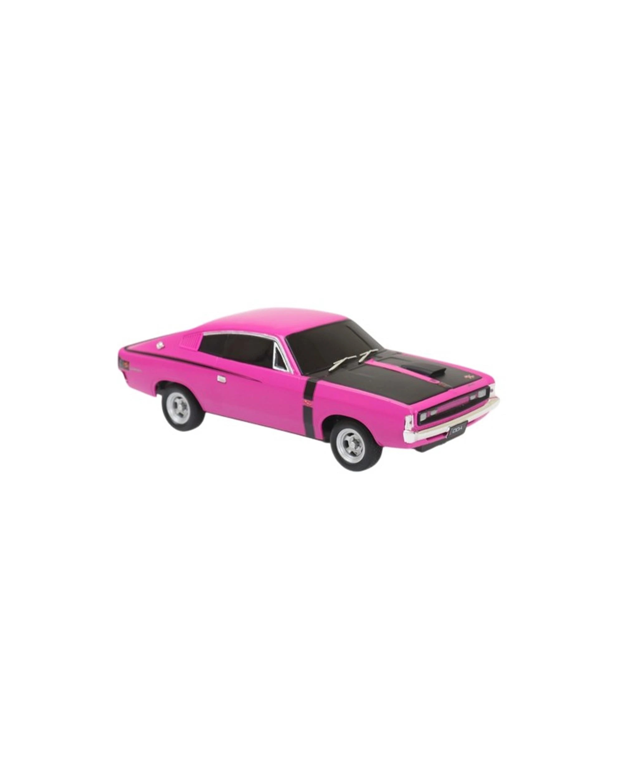 1 DDA Spectra Rides Chrysler VH Valiant Charger E38 Pink Plastic Light Up 1:24 Scale Vehicle, 1 of 2