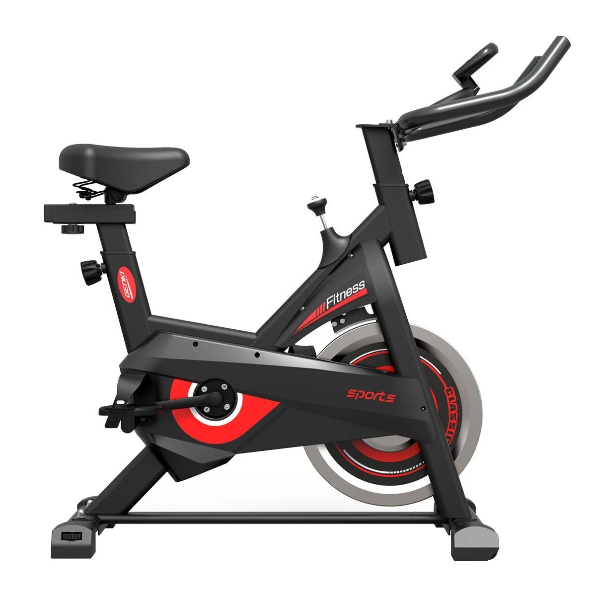 1 GENKI Fitness Spin Bike Indoor Cycling Home Exercise - Black, 1 of 1