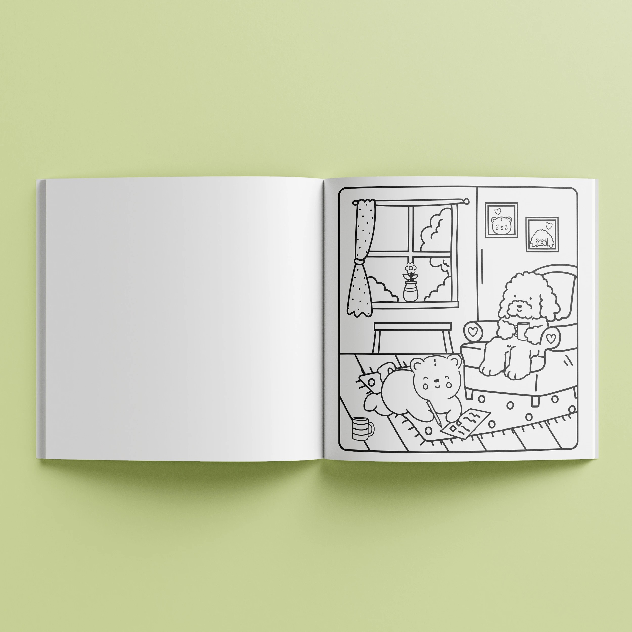 2 Sunny Vibes Sunday Reset Cute & Bold Colouring Book, 2 of 3