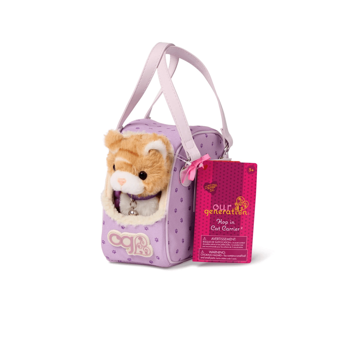 7 Our Generation Hop In Cat Carrier Pet Carrier & Plush Kitten Set for 18-inch Dolls - Multi, 7 of 7