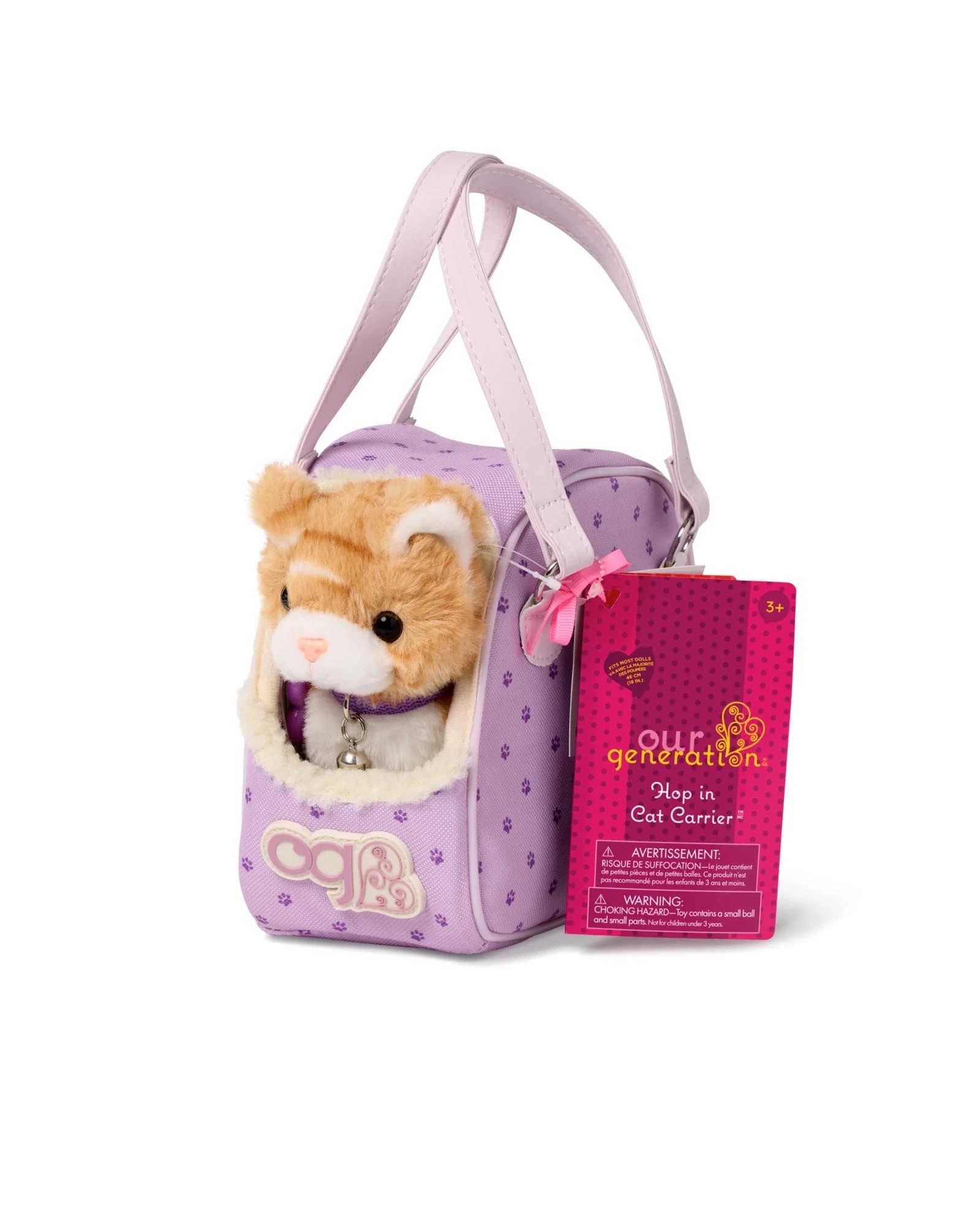7 Our Generation Hop In Cat Carrier Pet Carrier & Plush Kitten Set for 18-inch Dolls - Multi, 7 of 7
